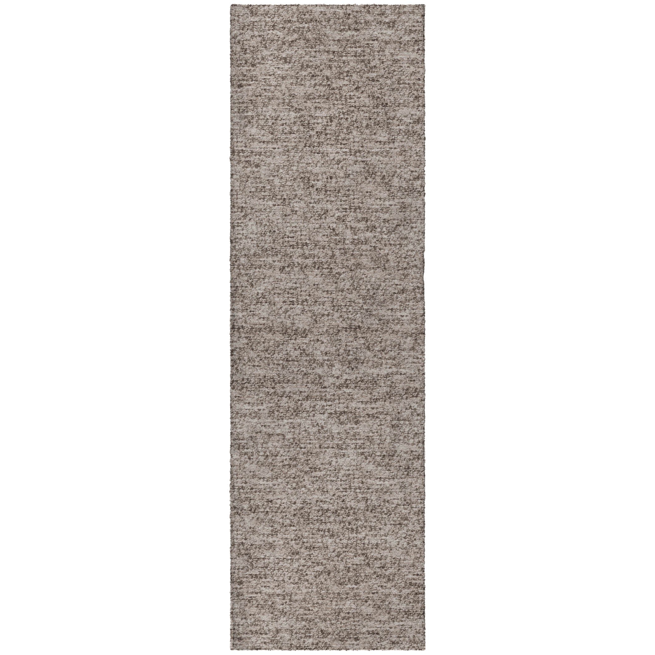 Luxury Washable Transitional VY2 Taupe Brown Rug 2'3" x 7'6" #shape_Runner