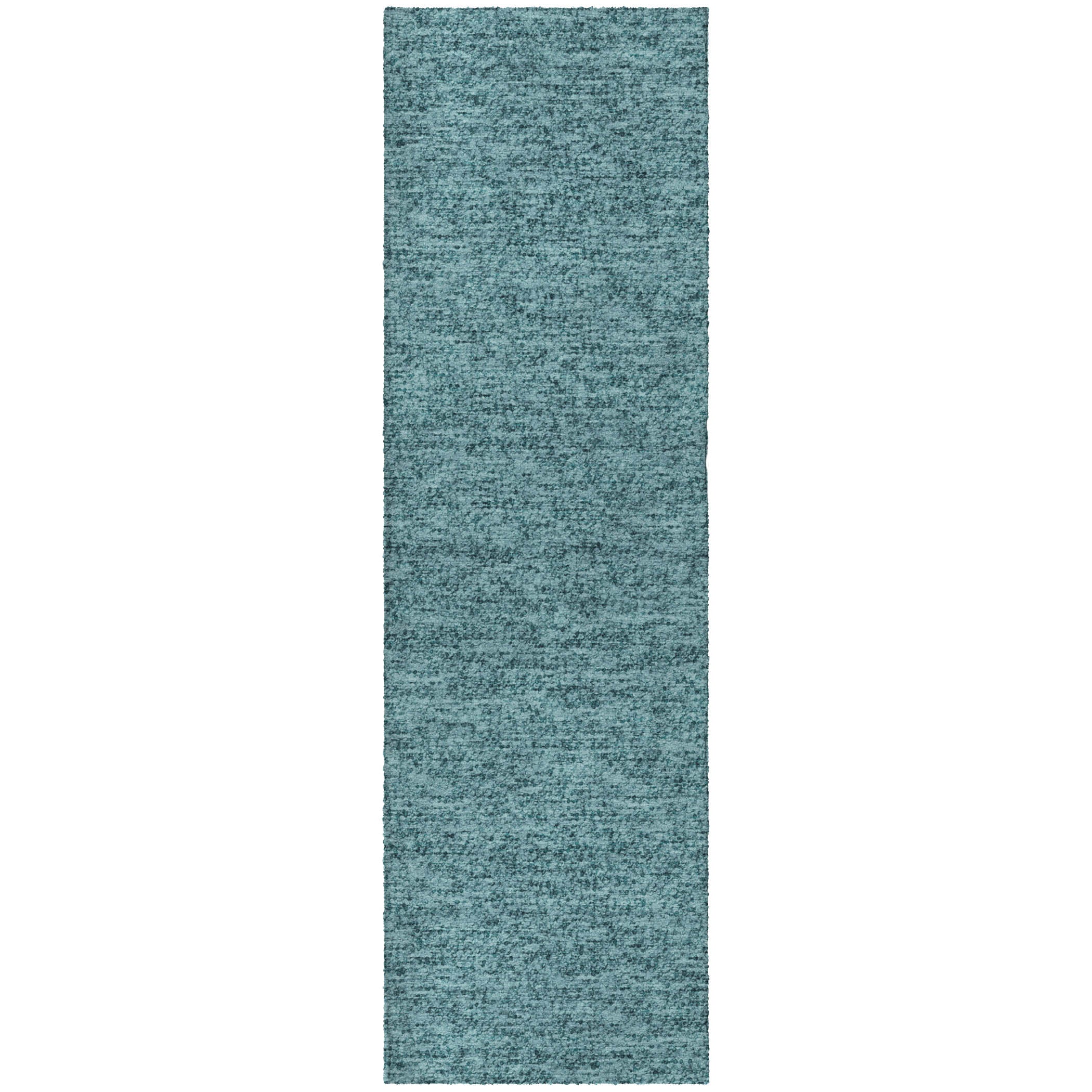 Luxury Washable Transitional VY2 Teal Rug 2'3" x 7'6" #shape_Runner