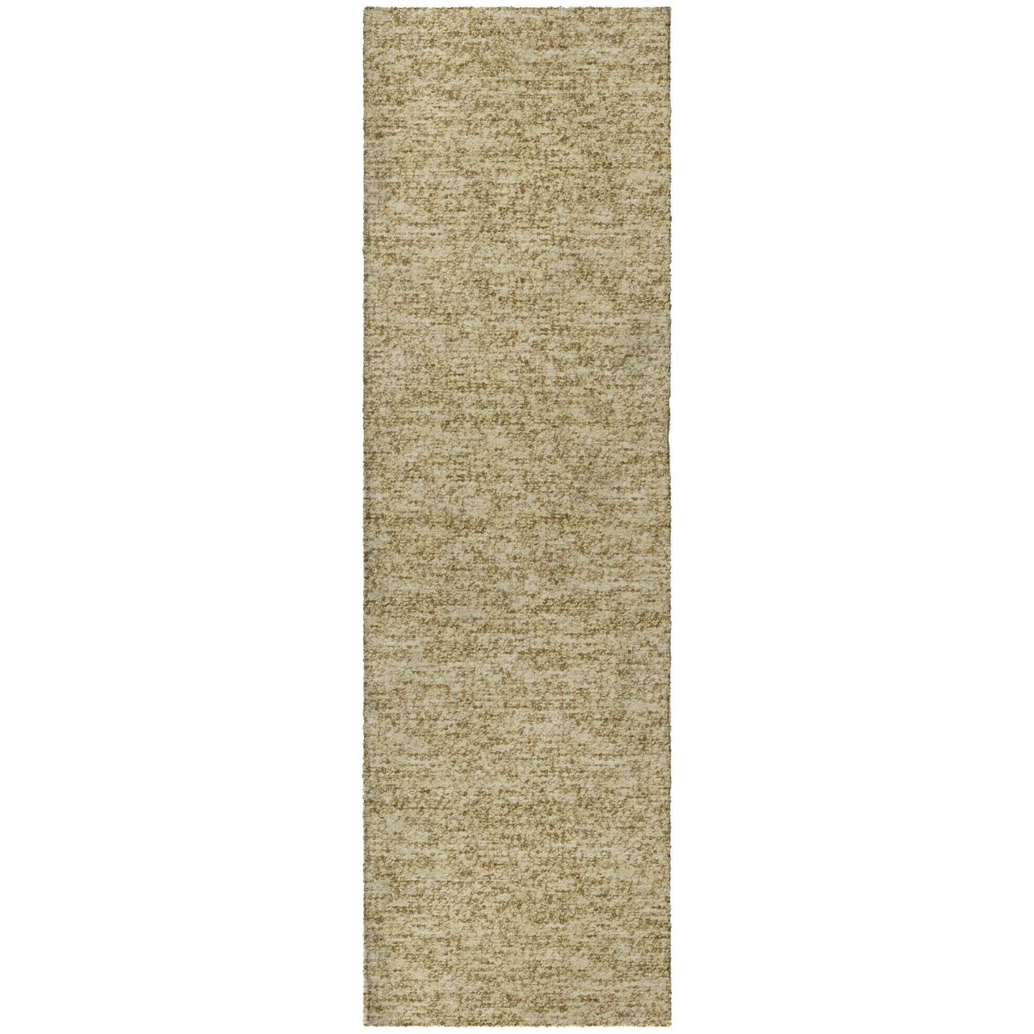 Luxury Washable Transitional VY2 Walnut Gold Rug 2'3" x 7'6" #shape_Runner
