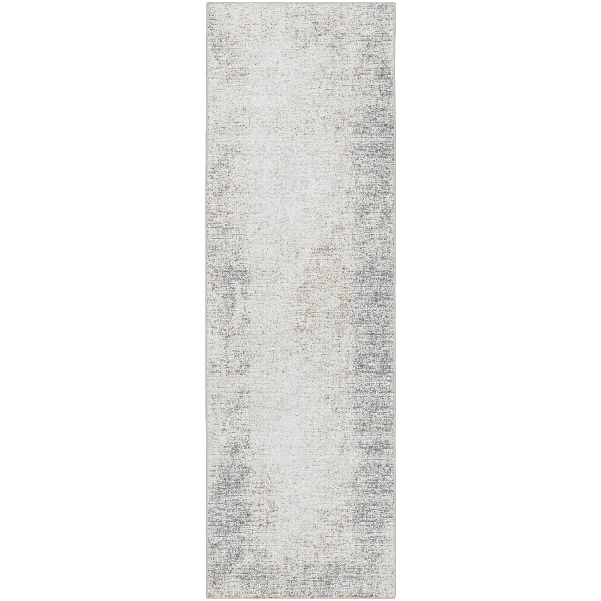 Indoor/Outdoor Transitional WL1 Ivory Rug 2'6" x 10' #shape_Runner