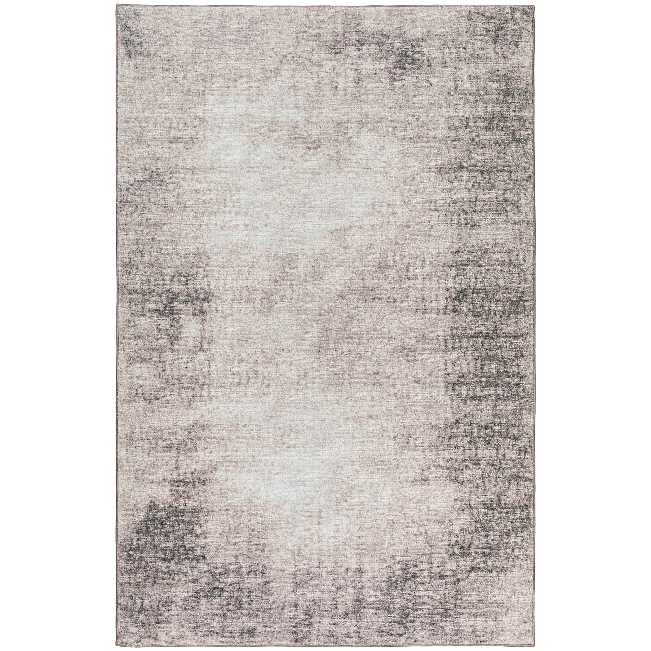 Indoor/Outdoor Transitional WL1 Taupe Brown Rug 3' x 5' #shape_Rectangle