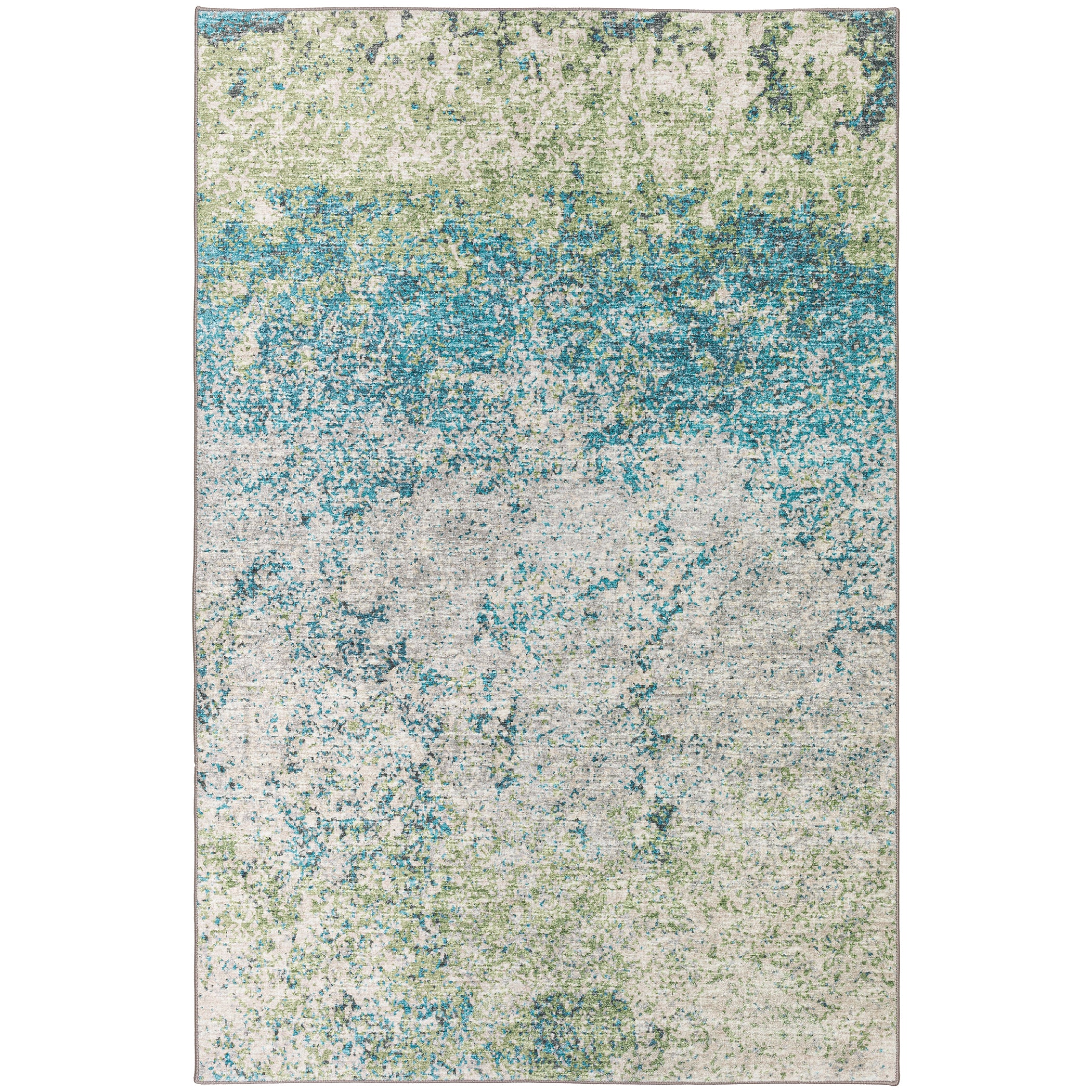 Indoor/Outdoor Transitional WL3 Meadow Green Rug 3' x 5' #shape_Rectangle