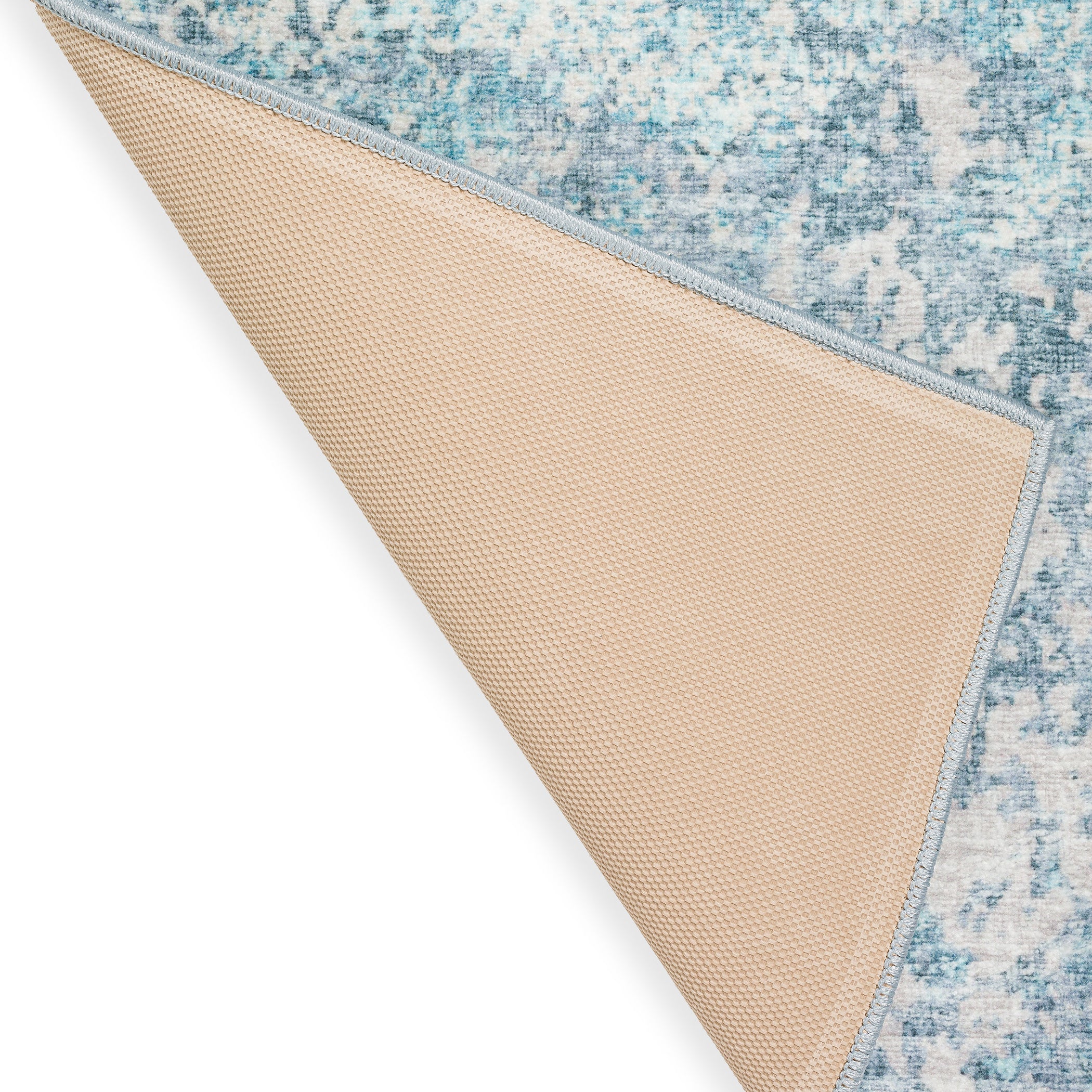 Indoor/Outdoor Transitional WL3 Sky Blue Rug 2' x 3' #shape_Rectangle