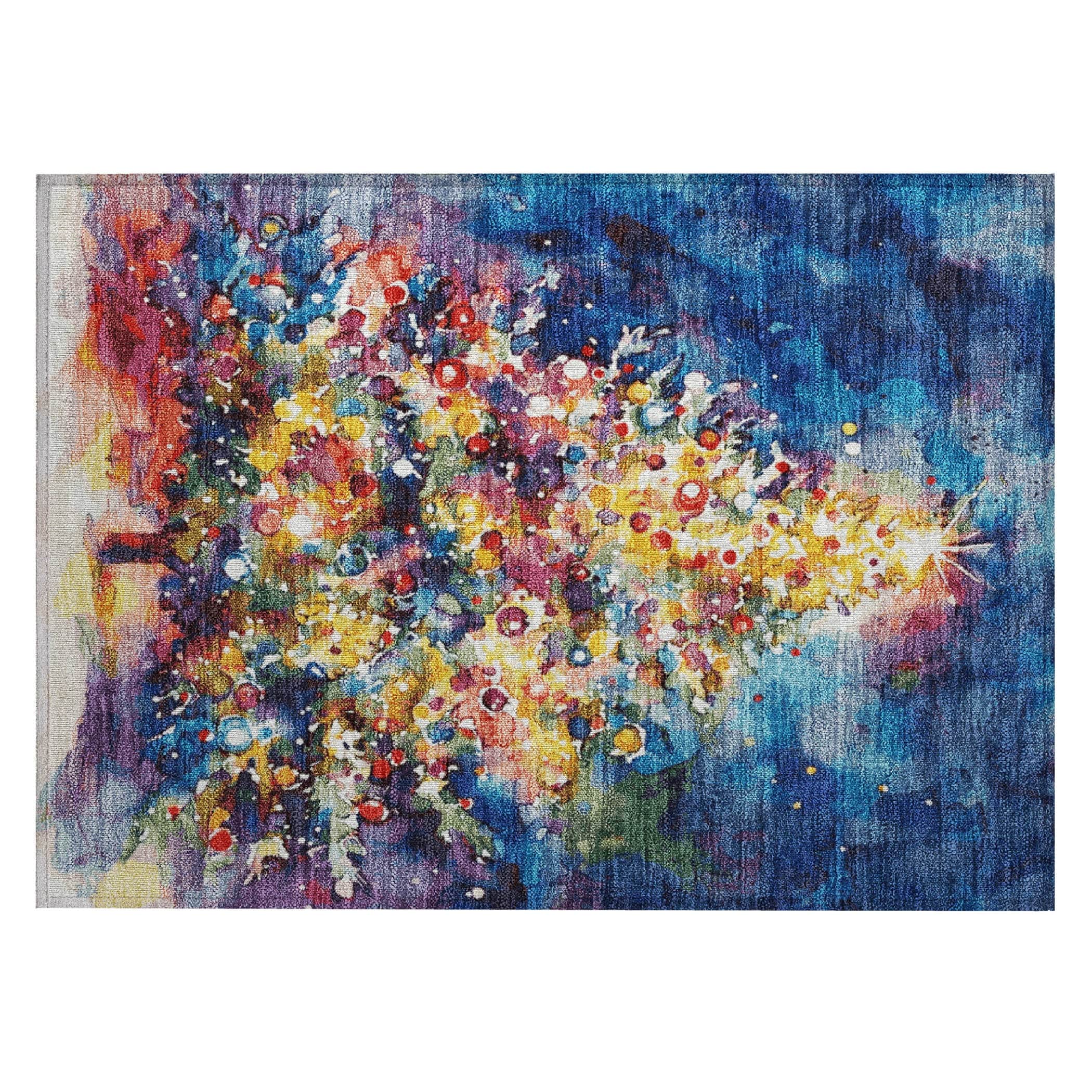 Luxury Machine Washable Indoor/Outdoor Holiday WN14 Navy Blue Rug 1'8" x 2'6" #shape_Rectangle