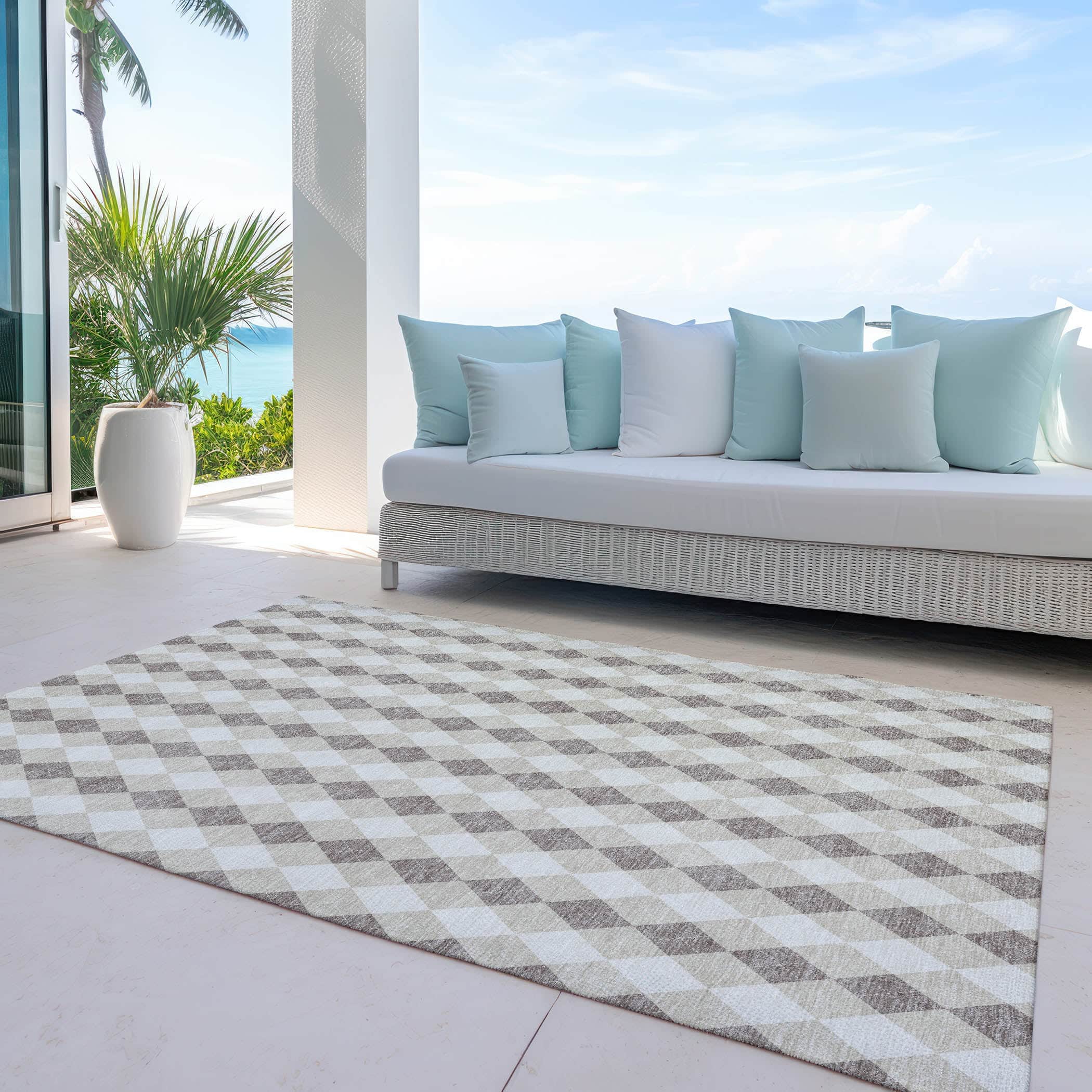 Luxury Machine Washable Indoor/Outdoor Holiday WN20 Beige Ivory Rug 2'6" x 3'10" #shape_Rectangle