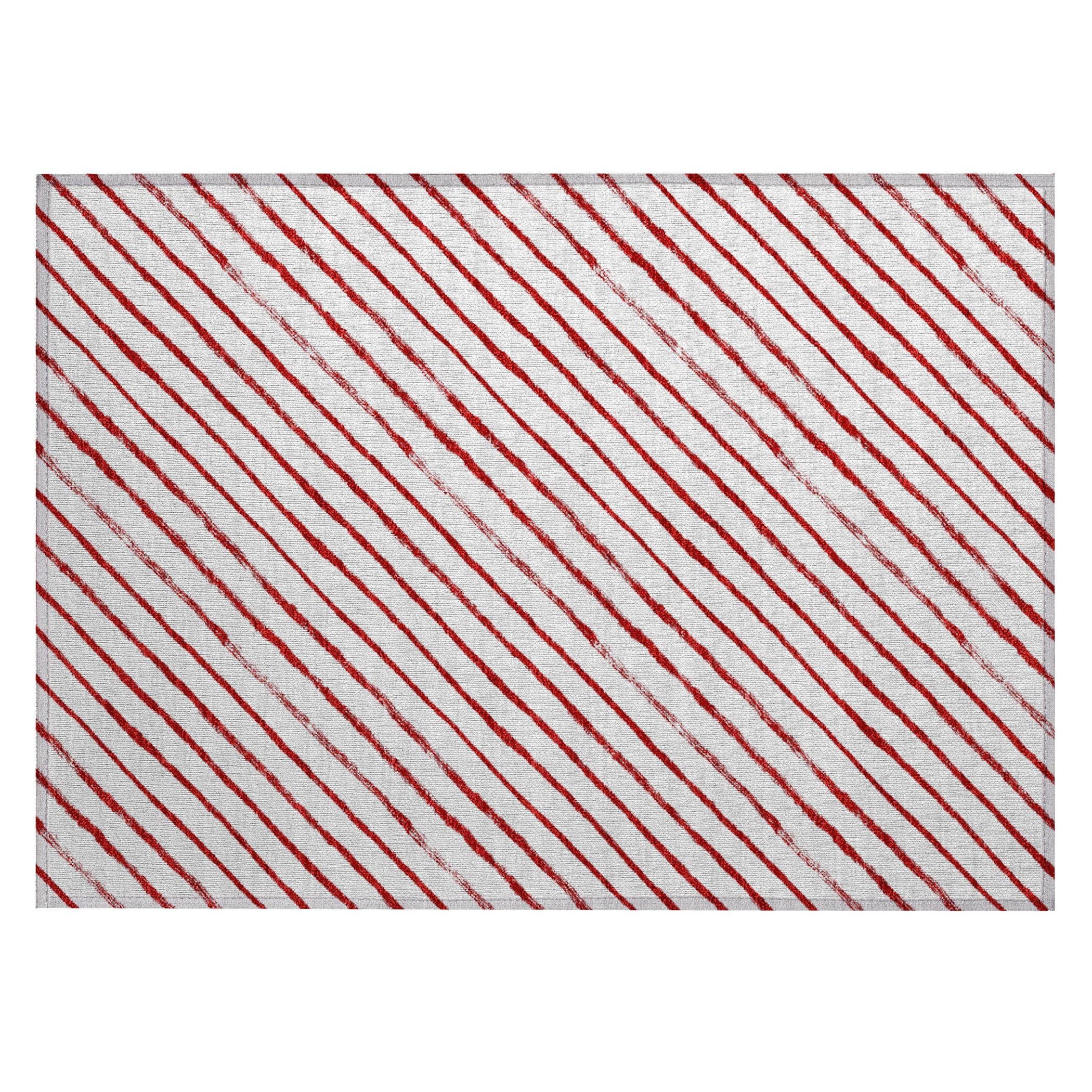Luxury Machine Washable Indoor/Outdoor Holiday WN27 Red Rug 1'8" x 2'6" #shape_Rectangle