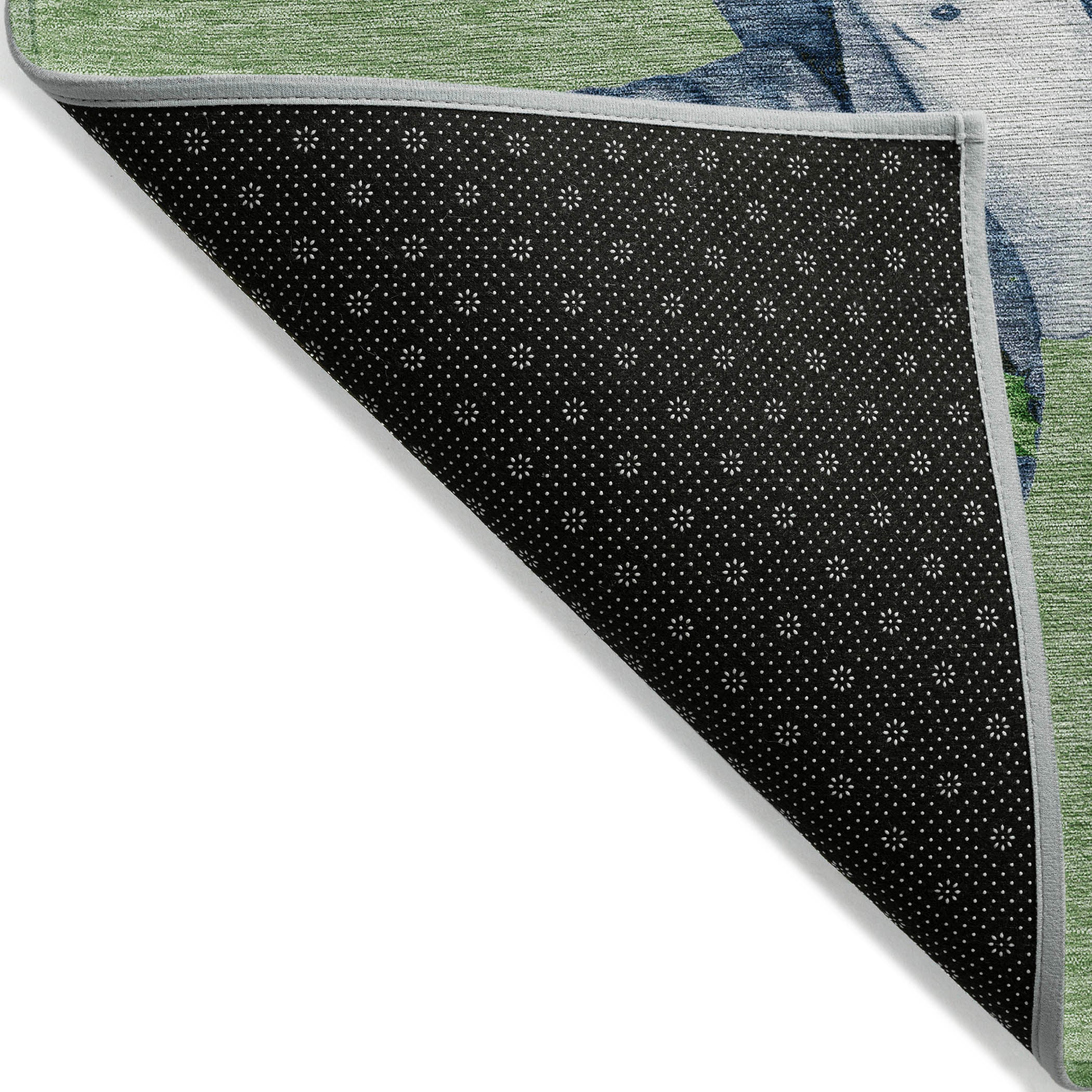 Luxury Machine Washable Indoor/Outdoor Holiday WN34 Aloe Green Rug 1'8" x 2'6" #shape_Rectangle