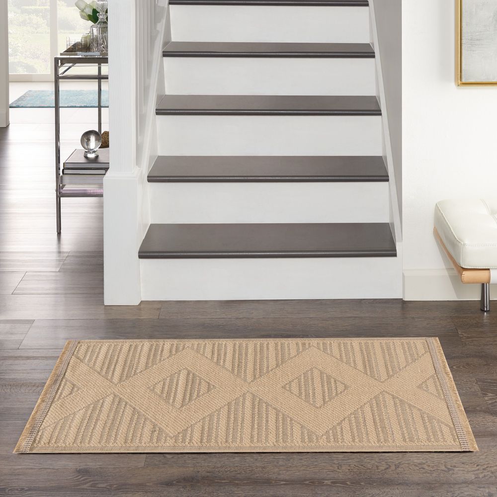 Washable Jute WSJ01 Natural Beige Rug #color_natural beige