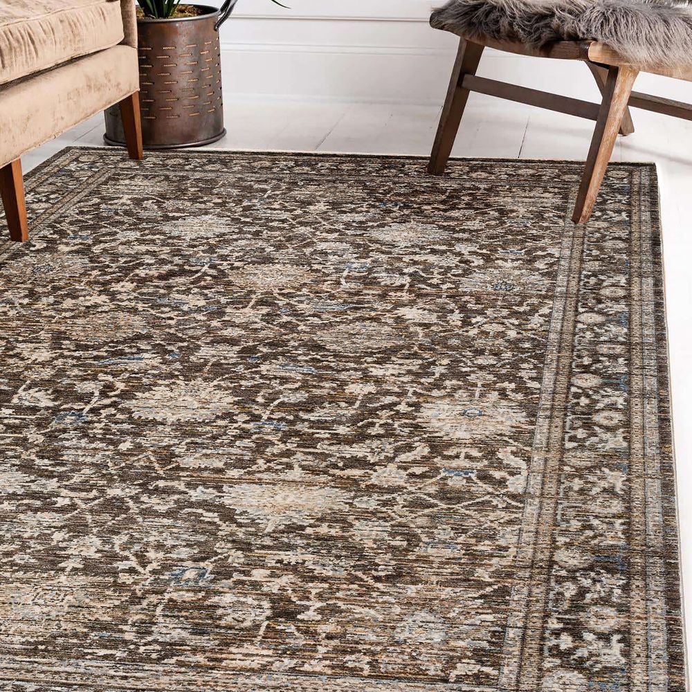 Yarra YA1 Fudge Brown Area Rug #color_fudge brown