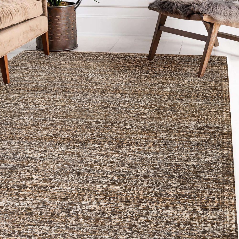 Yarra YA2 Fudge Brown Area Rug #color_fudge brown
