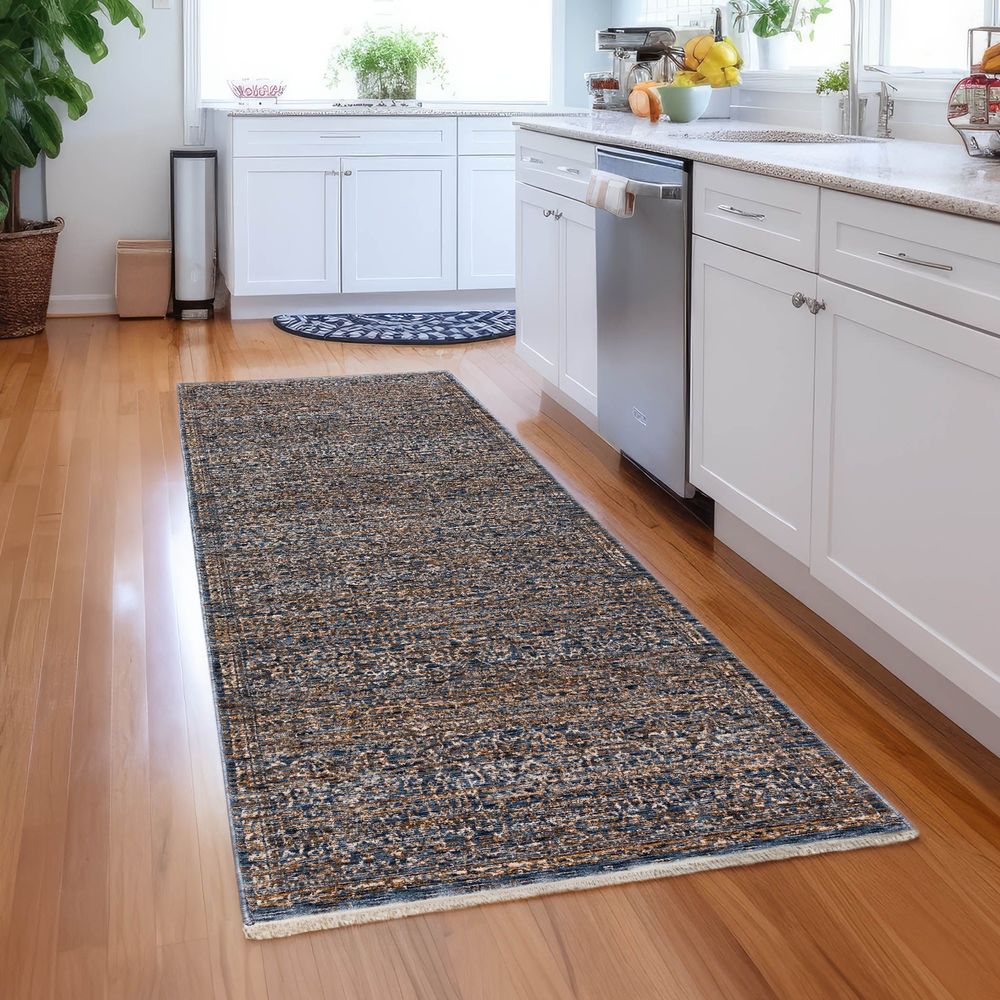 Yarra YA2 Navy Blue Area Rug #color_navy blue