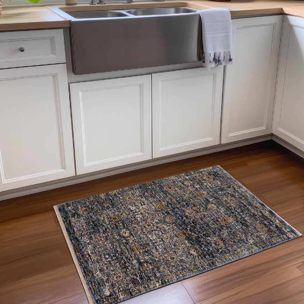 Yarra YA6 Navy Blue Area Rug #color_navy blue