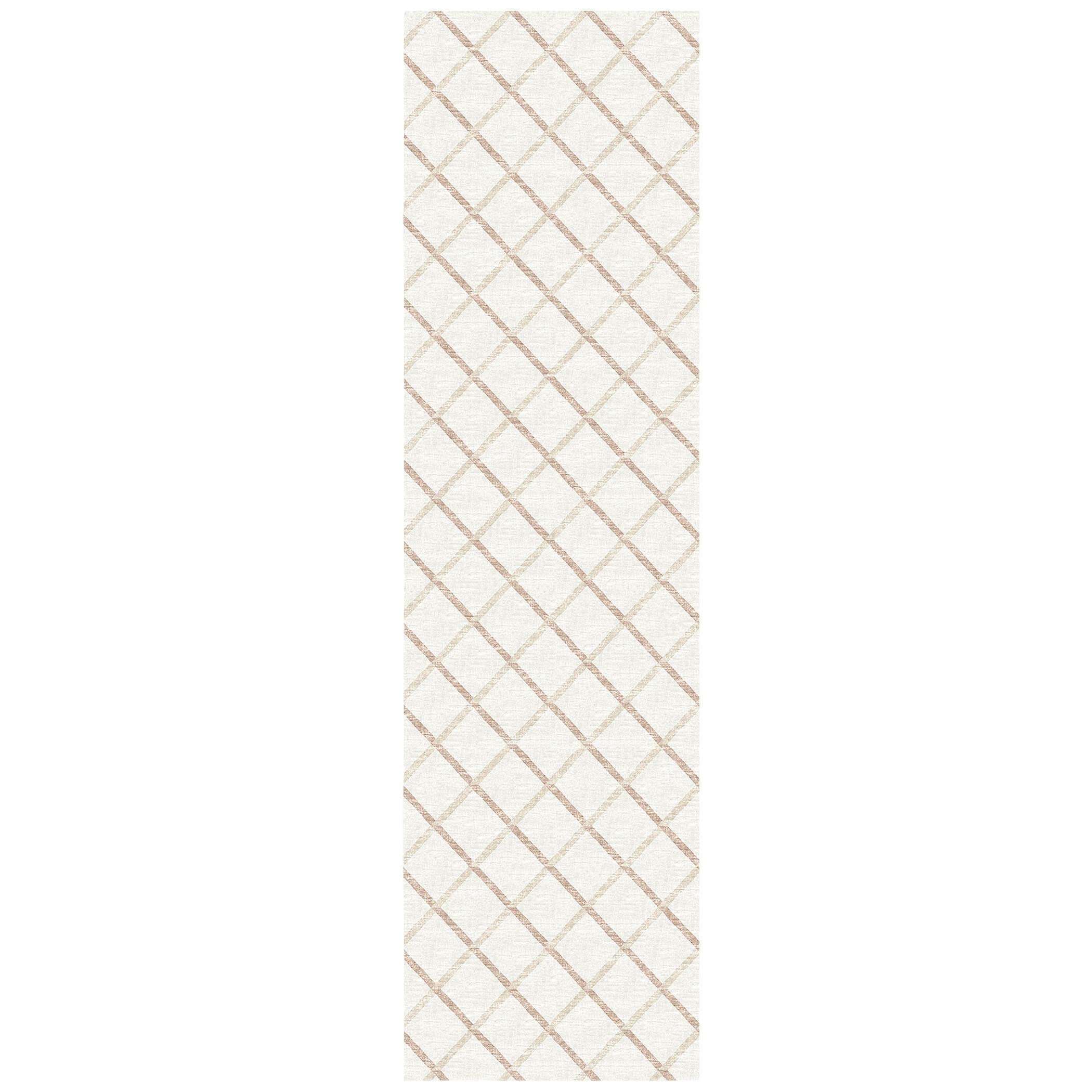 Luxury Machine Washable Indoor/Outdoor Transitional YO1 Ivory Rug 2'3" x 10' #shape_Runner
