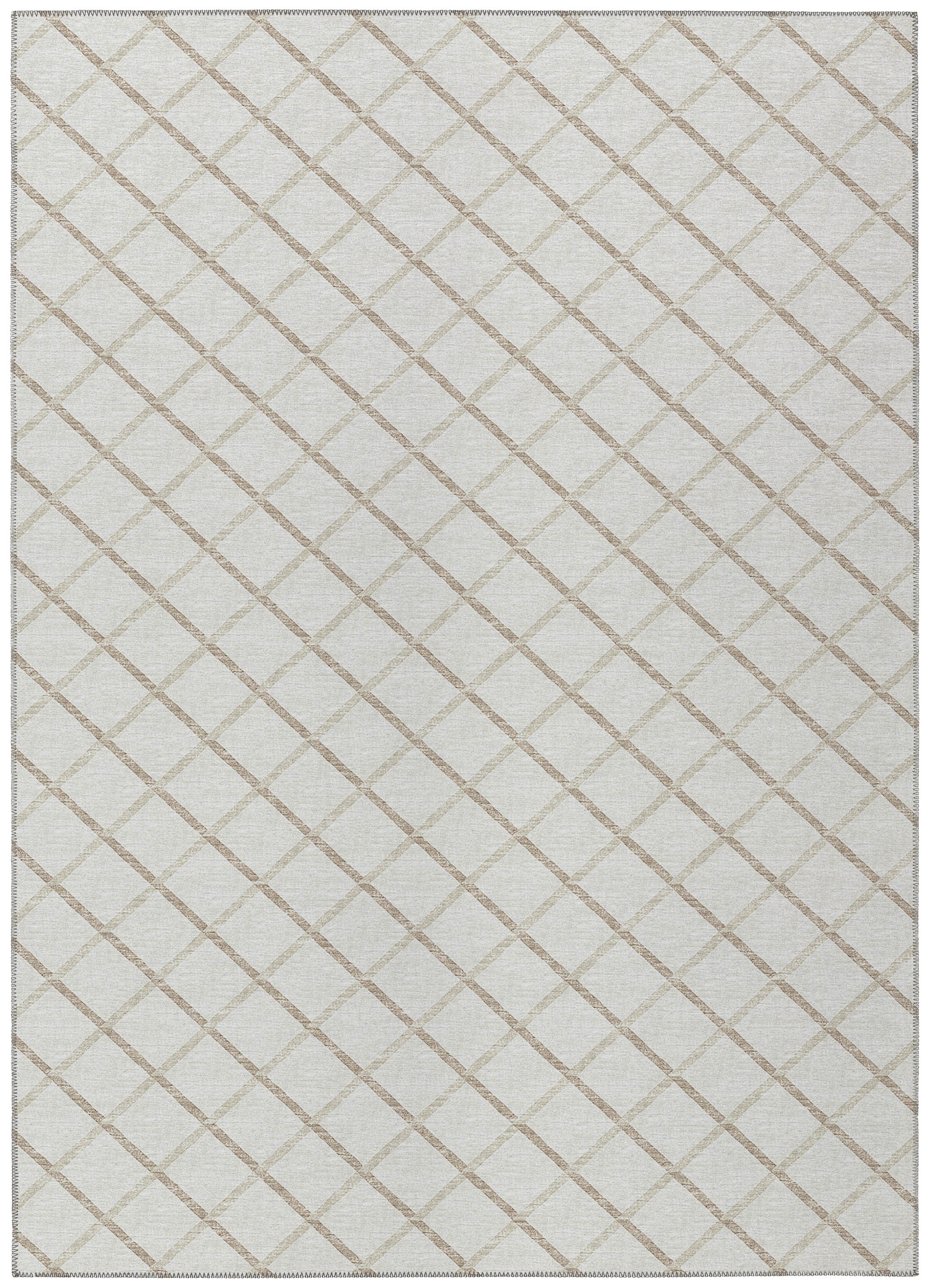 Luxury Machine Washable Indoor/Outdoor Transitional YO1 Ivory Rug 3' x 5' #shape_Rectangle