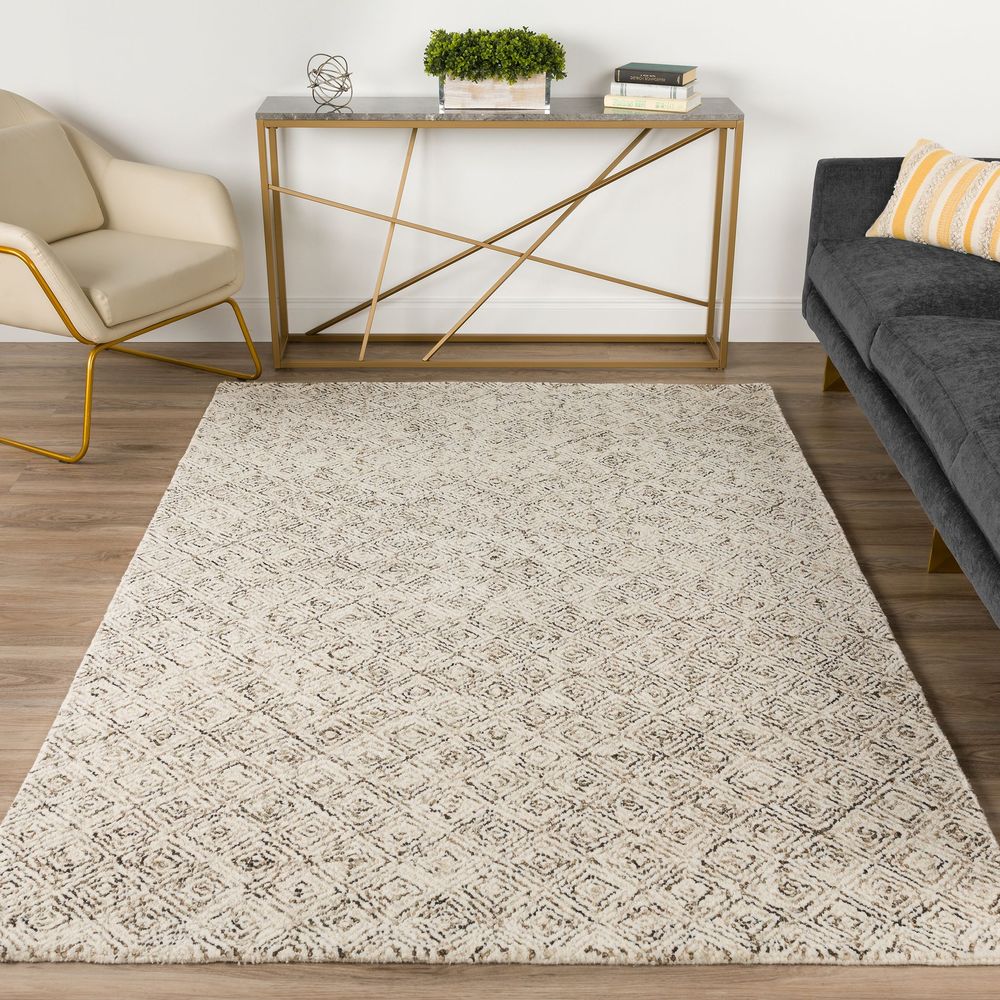 Zoe ZZ1 Chocolate Brown Area Rug #color_chocolate brown