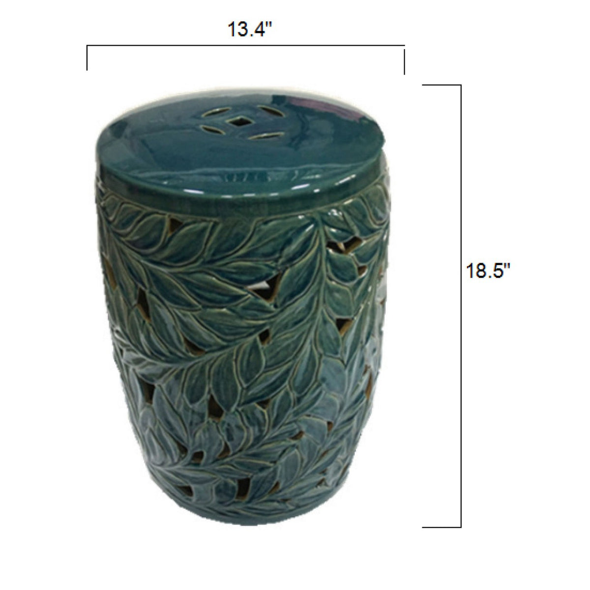 Achilles Garden Stool - linedrawing