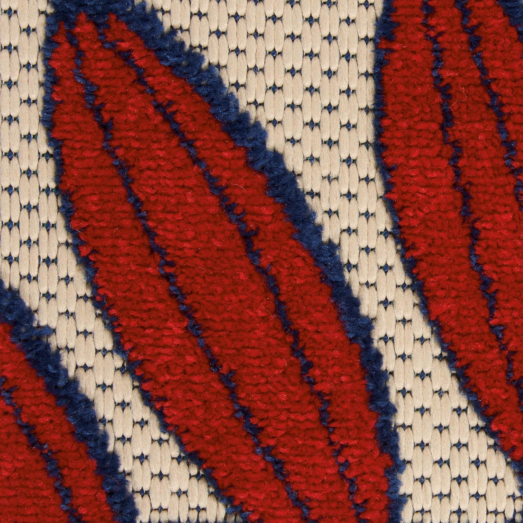 Multicolor Tropical Leaf Indoor/Outdoor Patio Rug