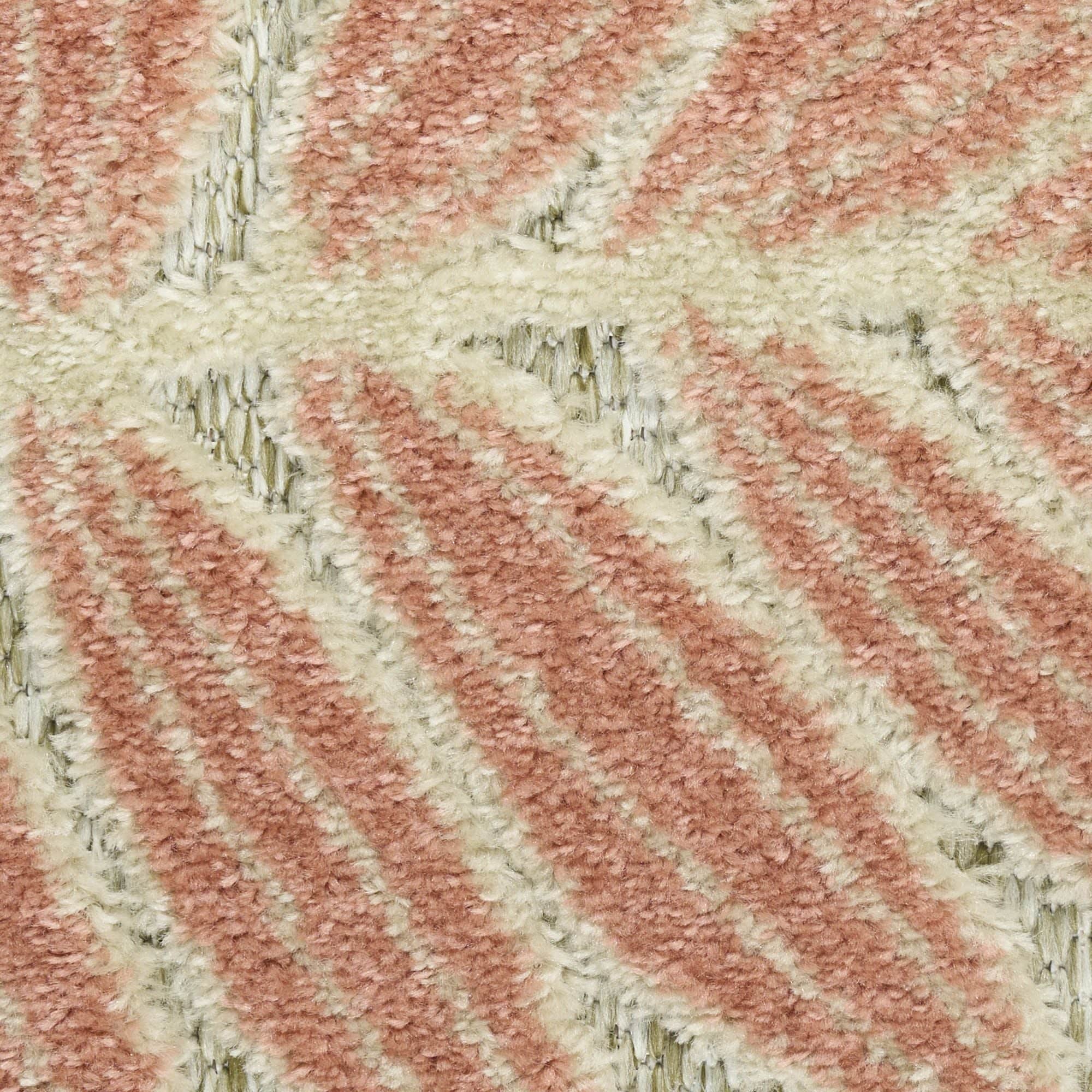 Sage Rose Tropical Leaf Indoor/Outdoor Patio Rug