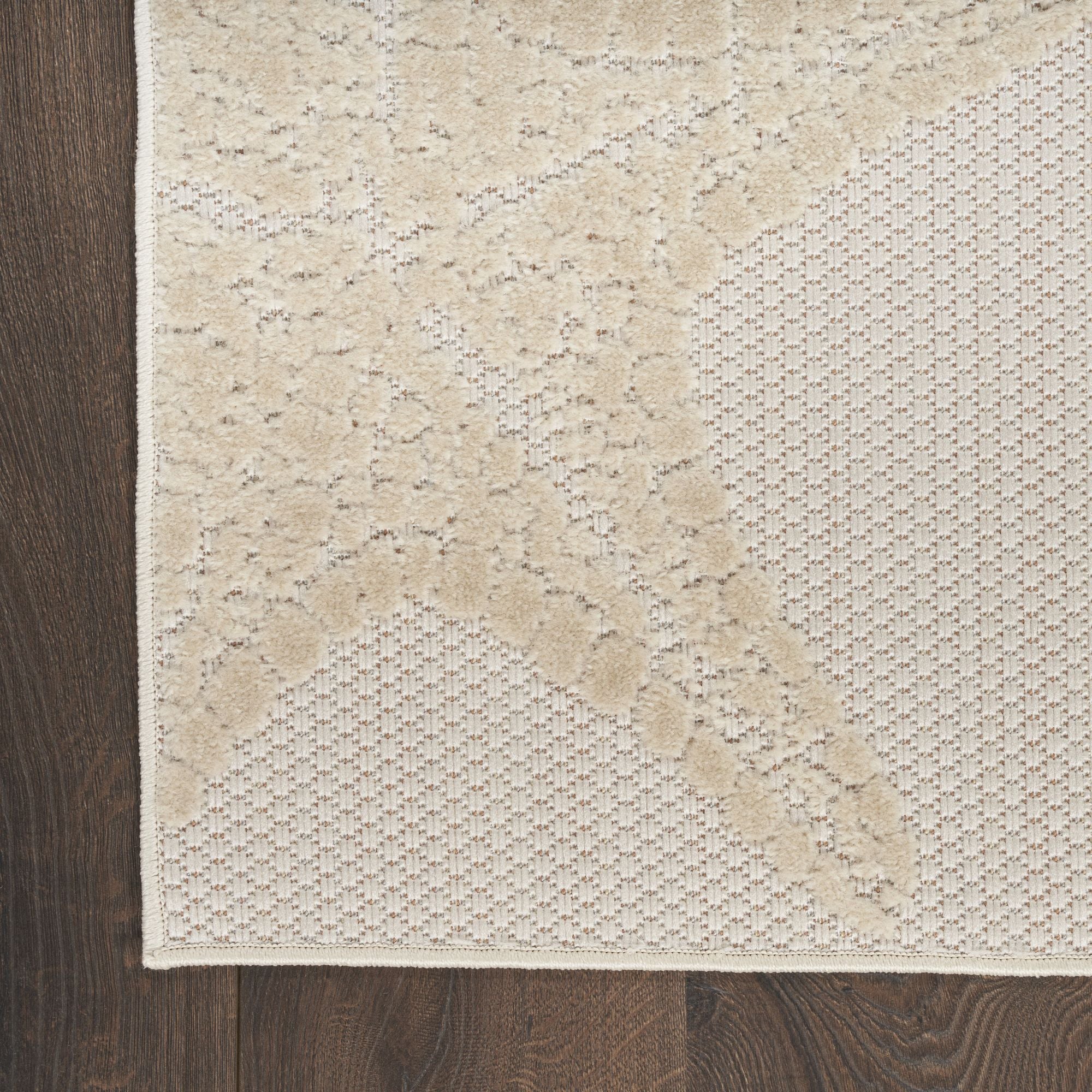Ivory Multicolor Indoor Outdoor Starfish Pattern Rug