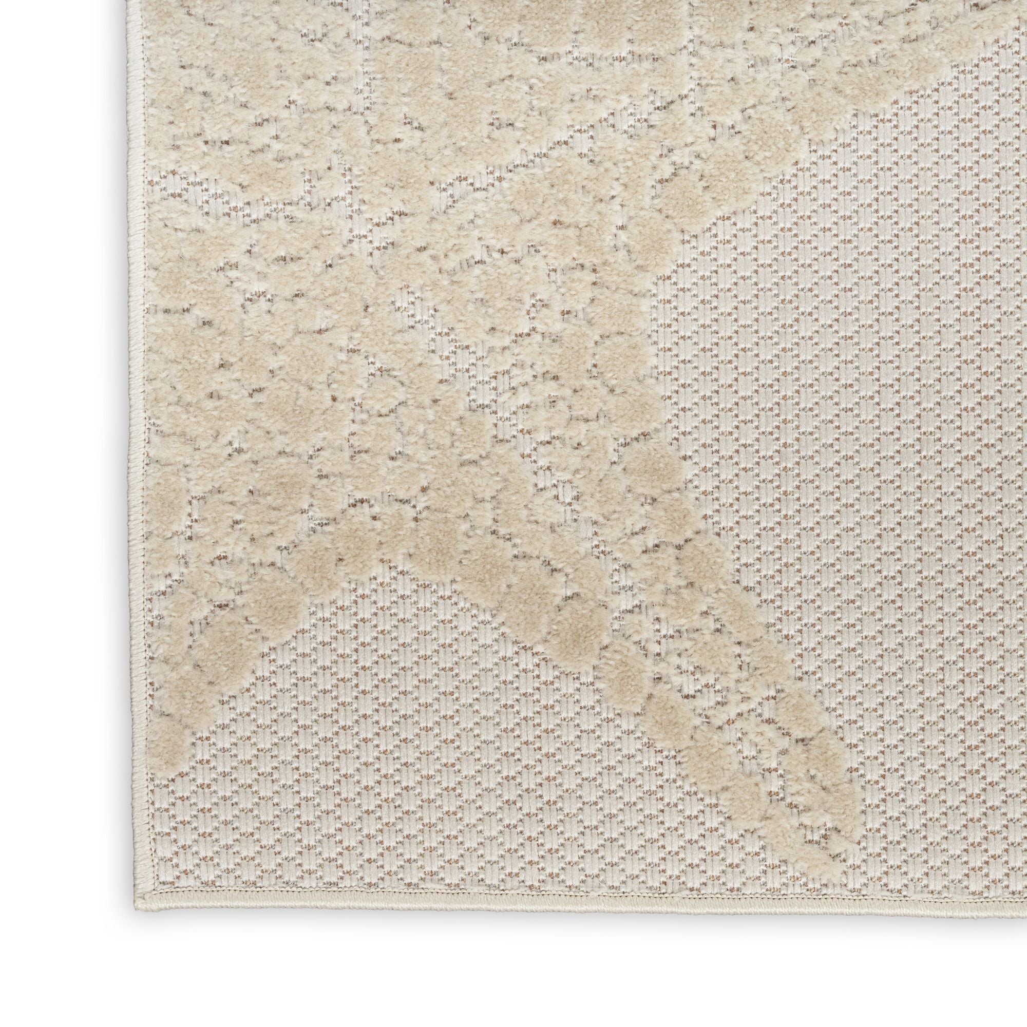 Ivory Multicolor Indoor Outdoor Starfish Pattern Rug