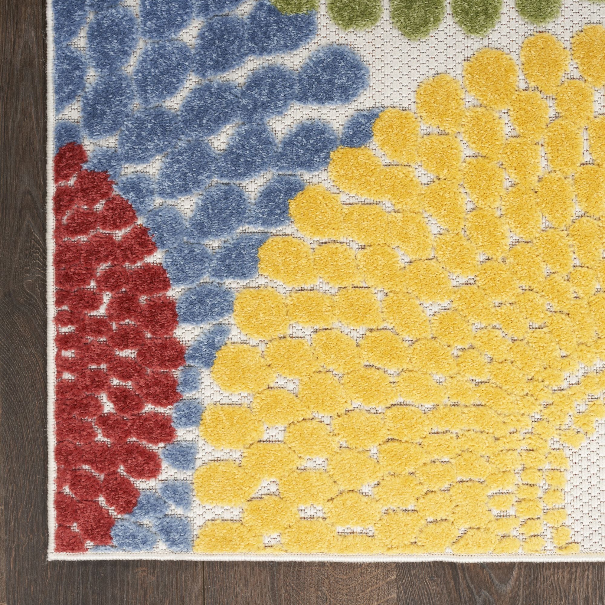 Multicolor Geometric Indoor Outdoor Area Rug