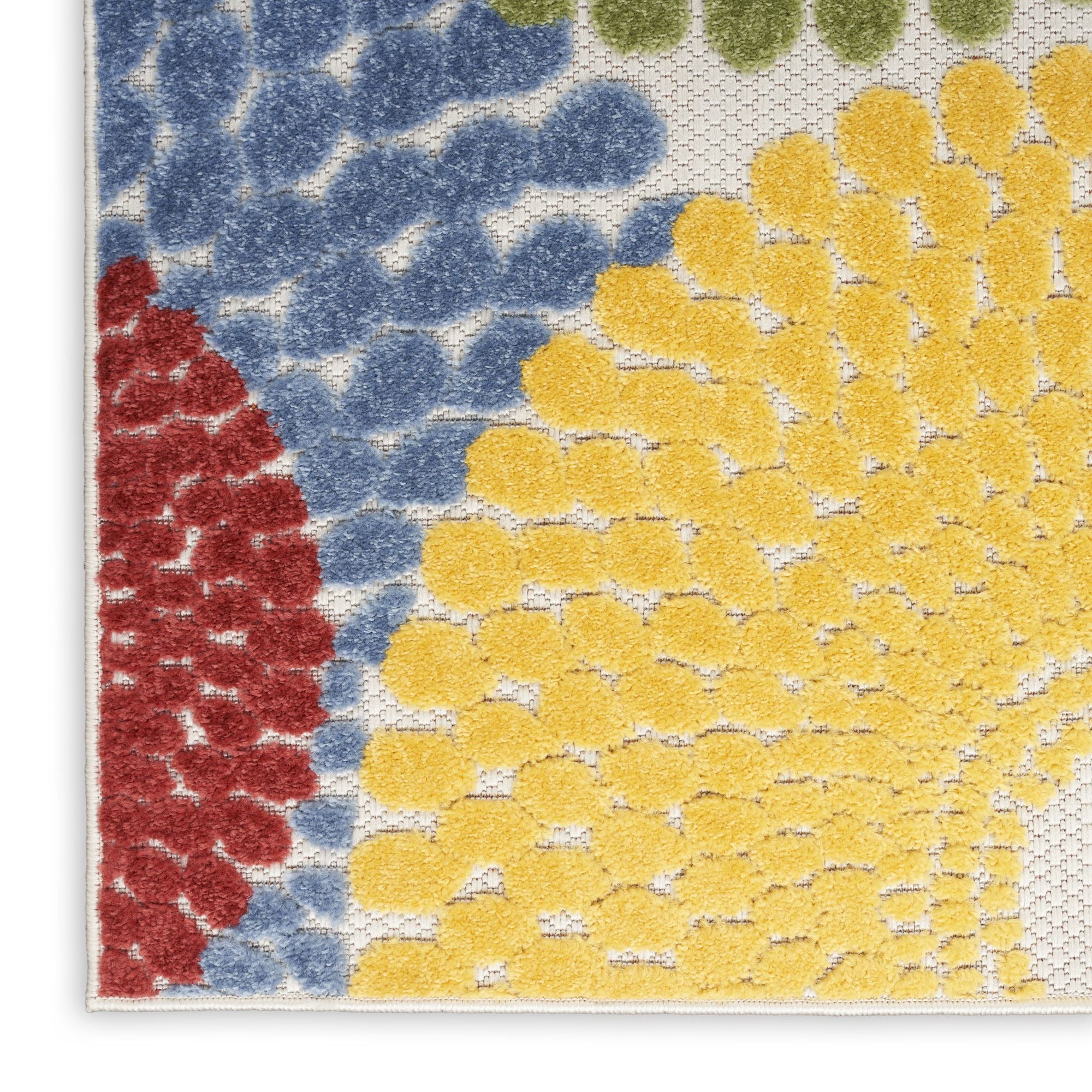 Multicolor Geometric Indoor Outdoor Area Rug