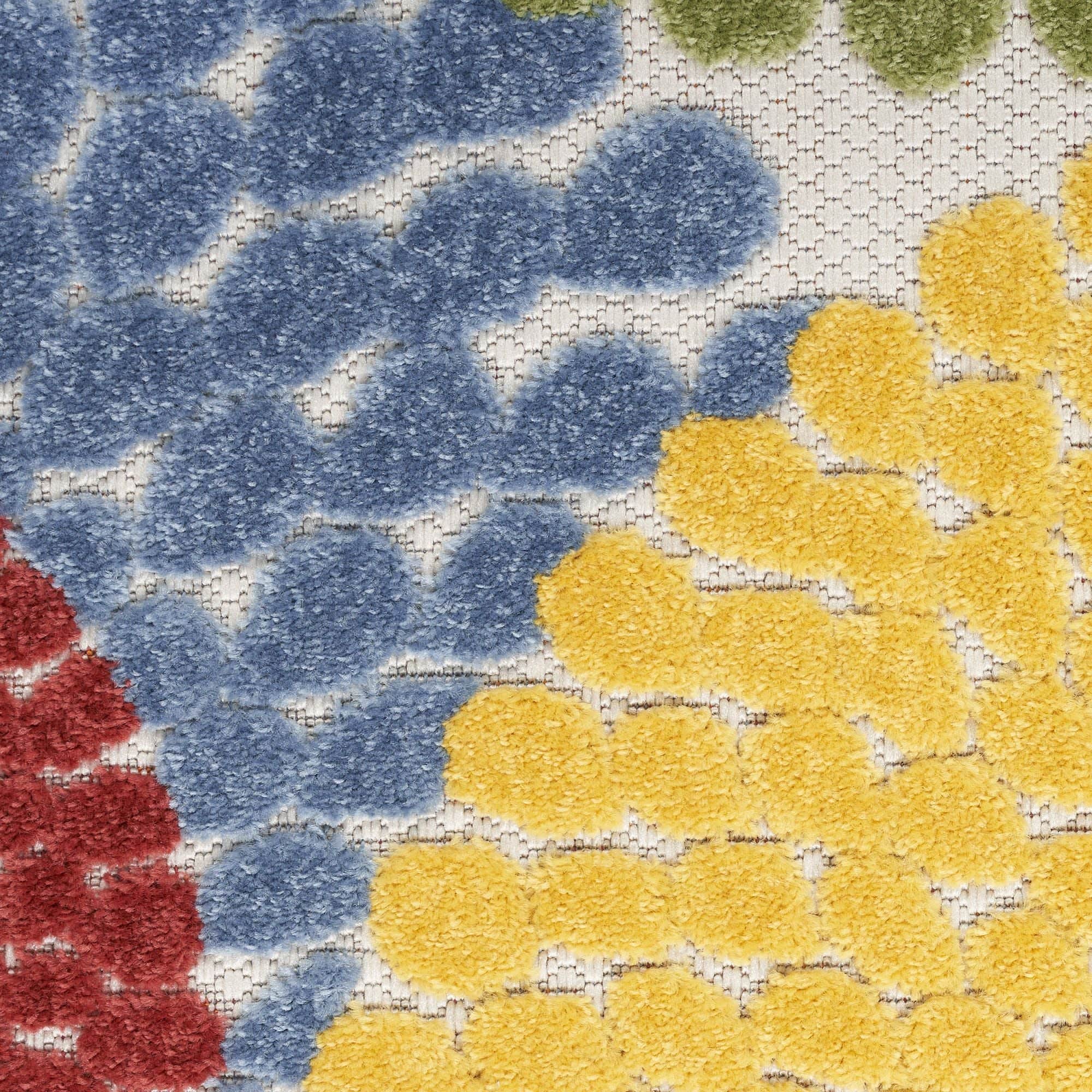 Multicolor Geometric Indoor Outdoor Area Rug