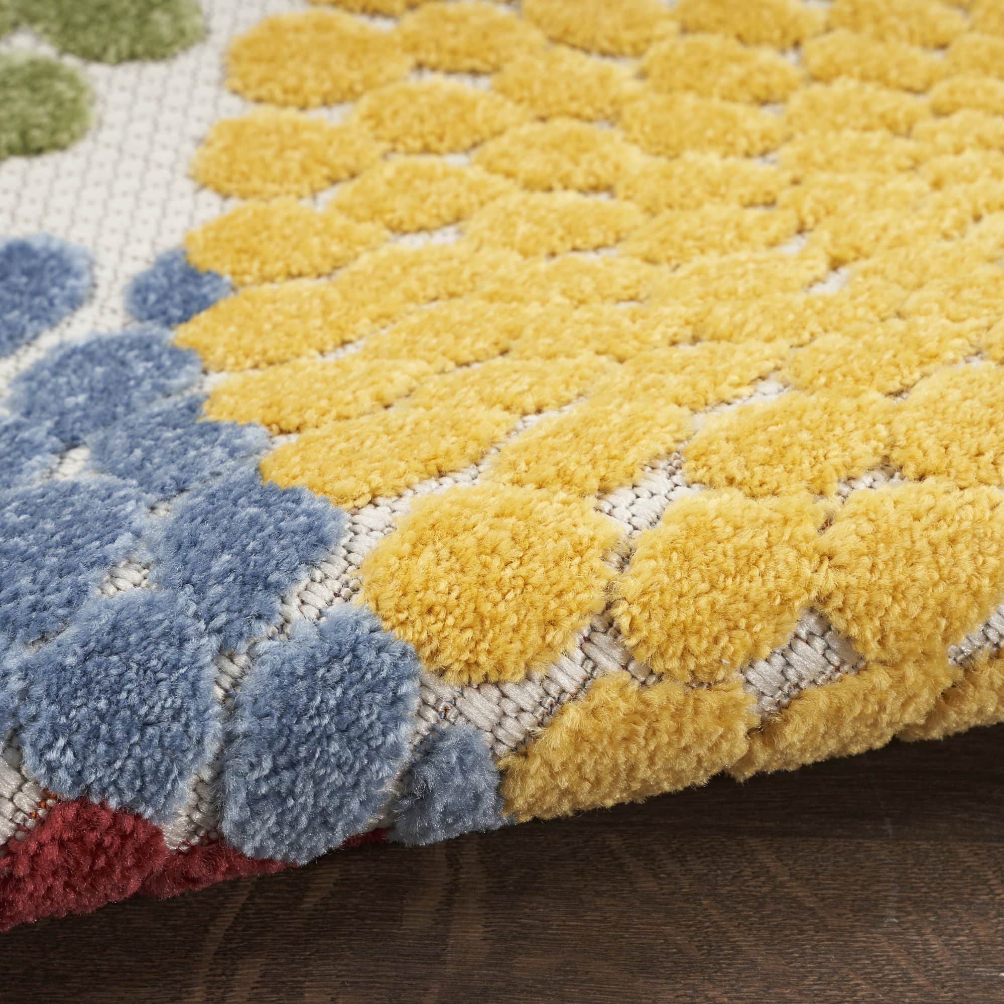 Multicolor Geometric Indoor Outdoor Area Rug