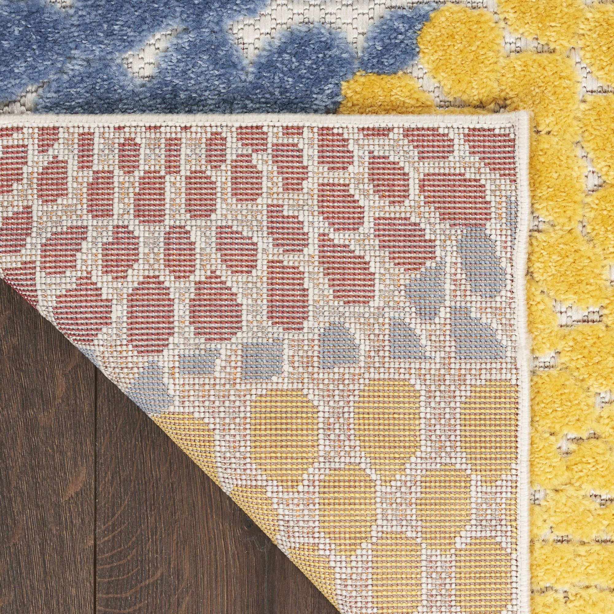 Multicolor Geometric Indoor Outdoor Area Rug