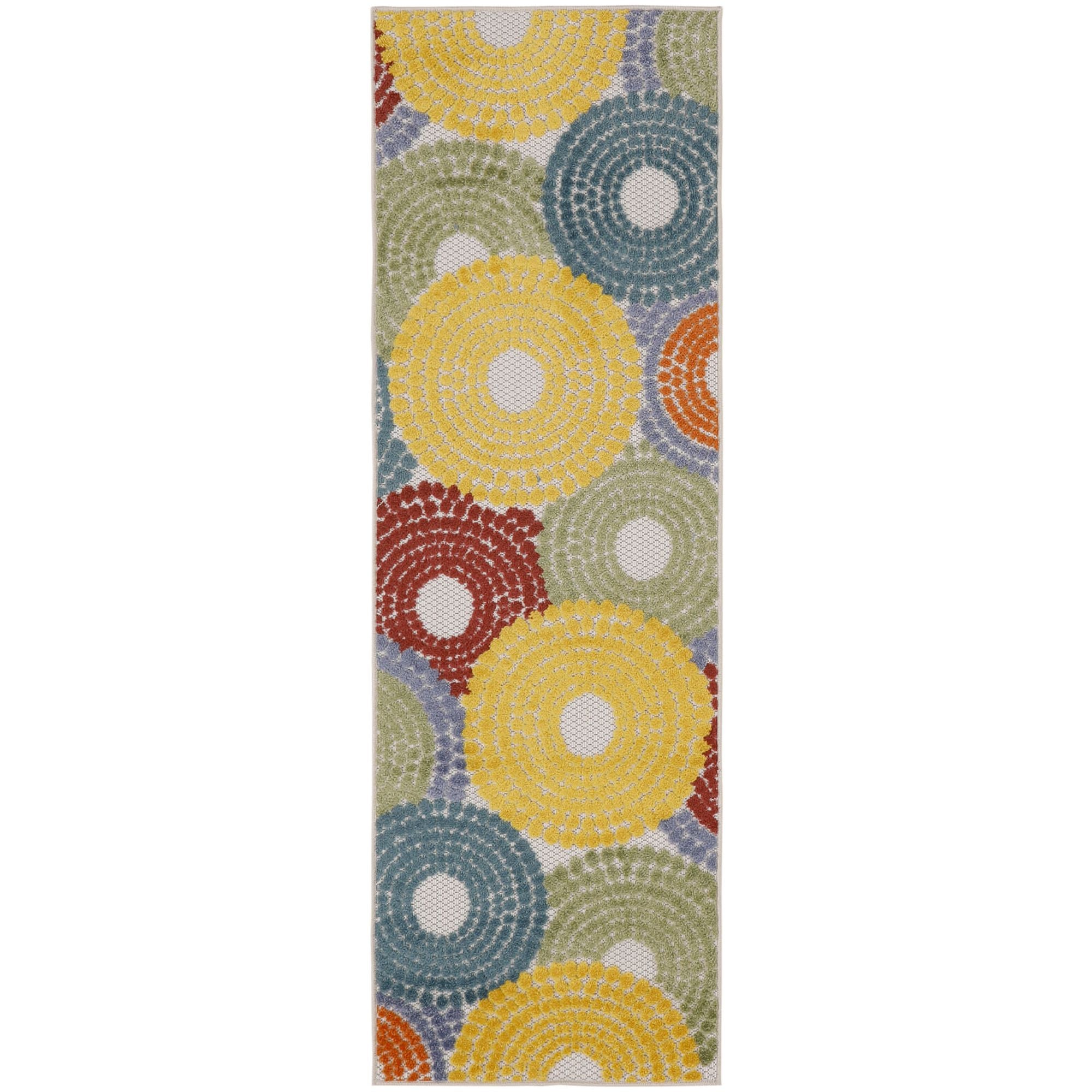 Multicolor Geometric Indoor Outdoor Area Rug