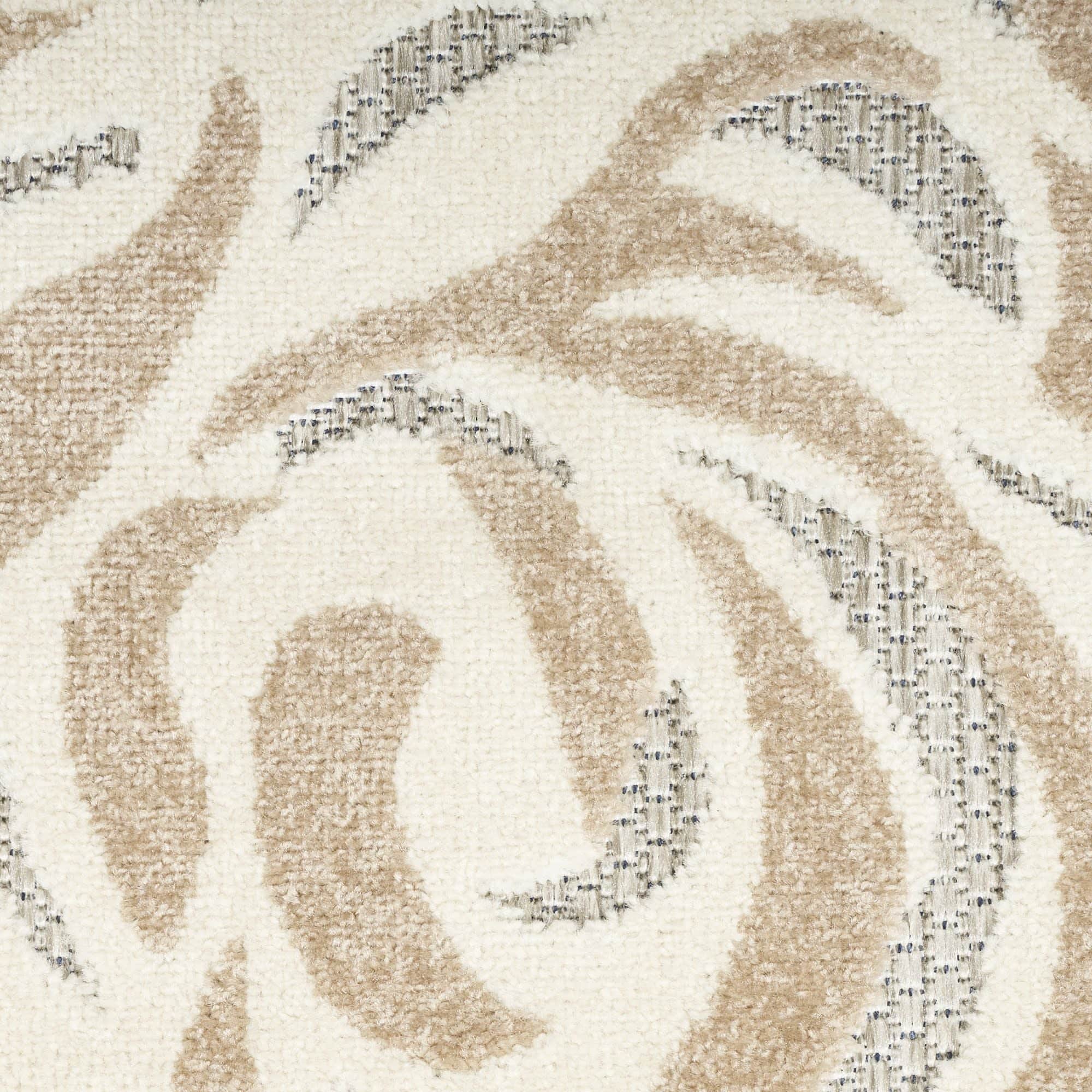 Blue Grey Contemporary Indoor-Outdoor Floral Area Rug