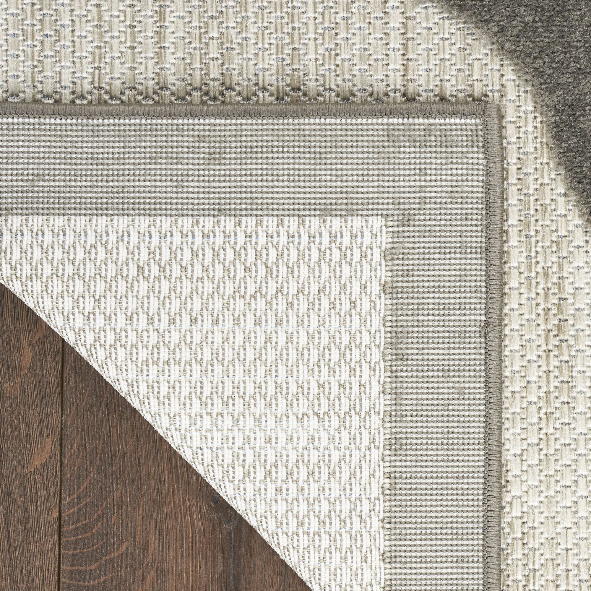 Beige Contemporary Indoor Outdoor Floral Area Rug