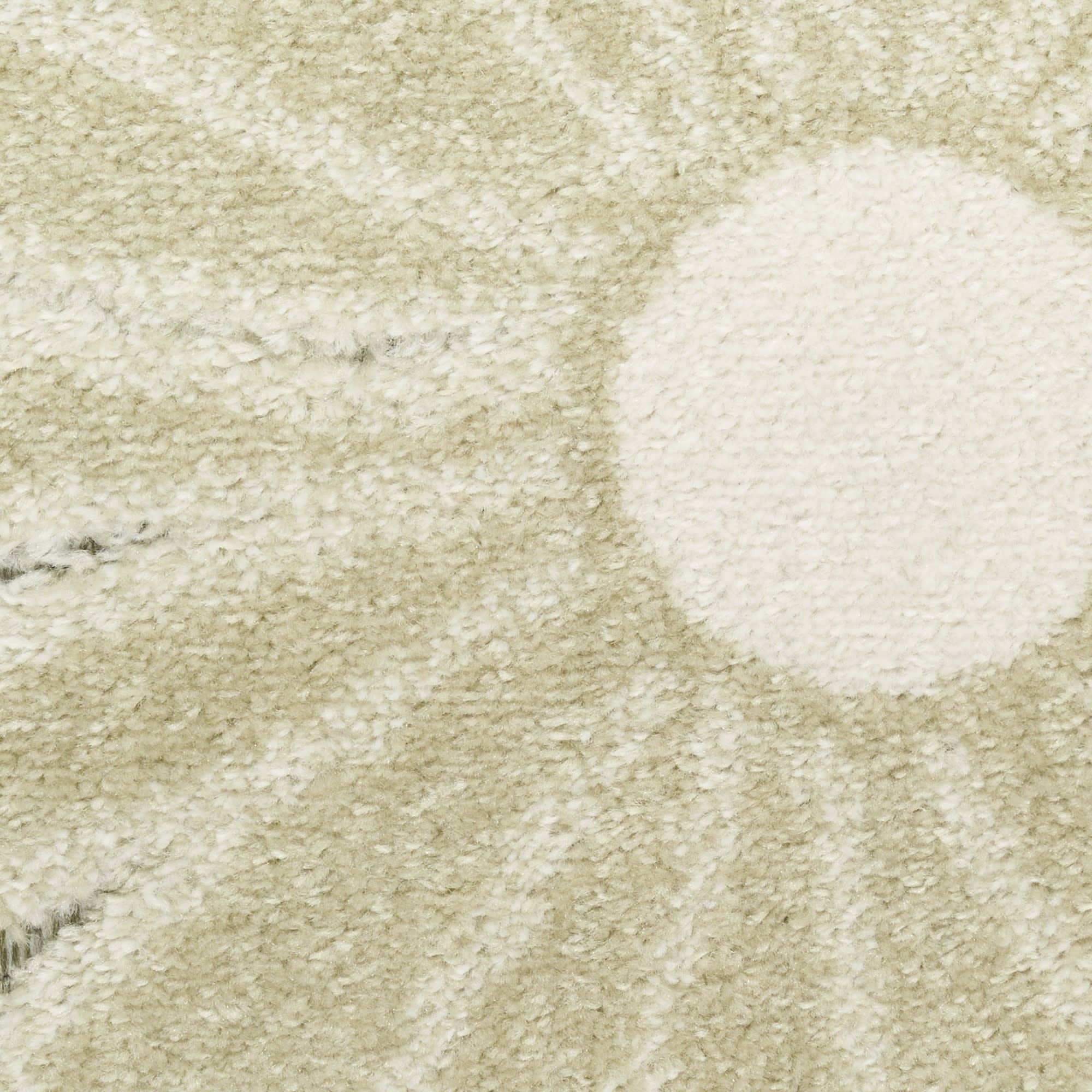 Ivory Sage Contemporary Indoor Outdoor Floral Area Rug