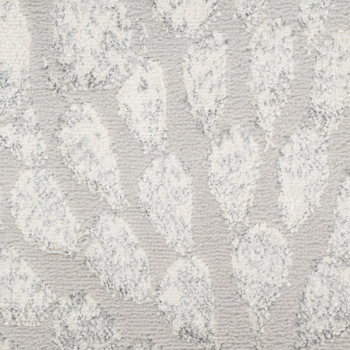 Grey Silver Abstract Indoor Area Rug