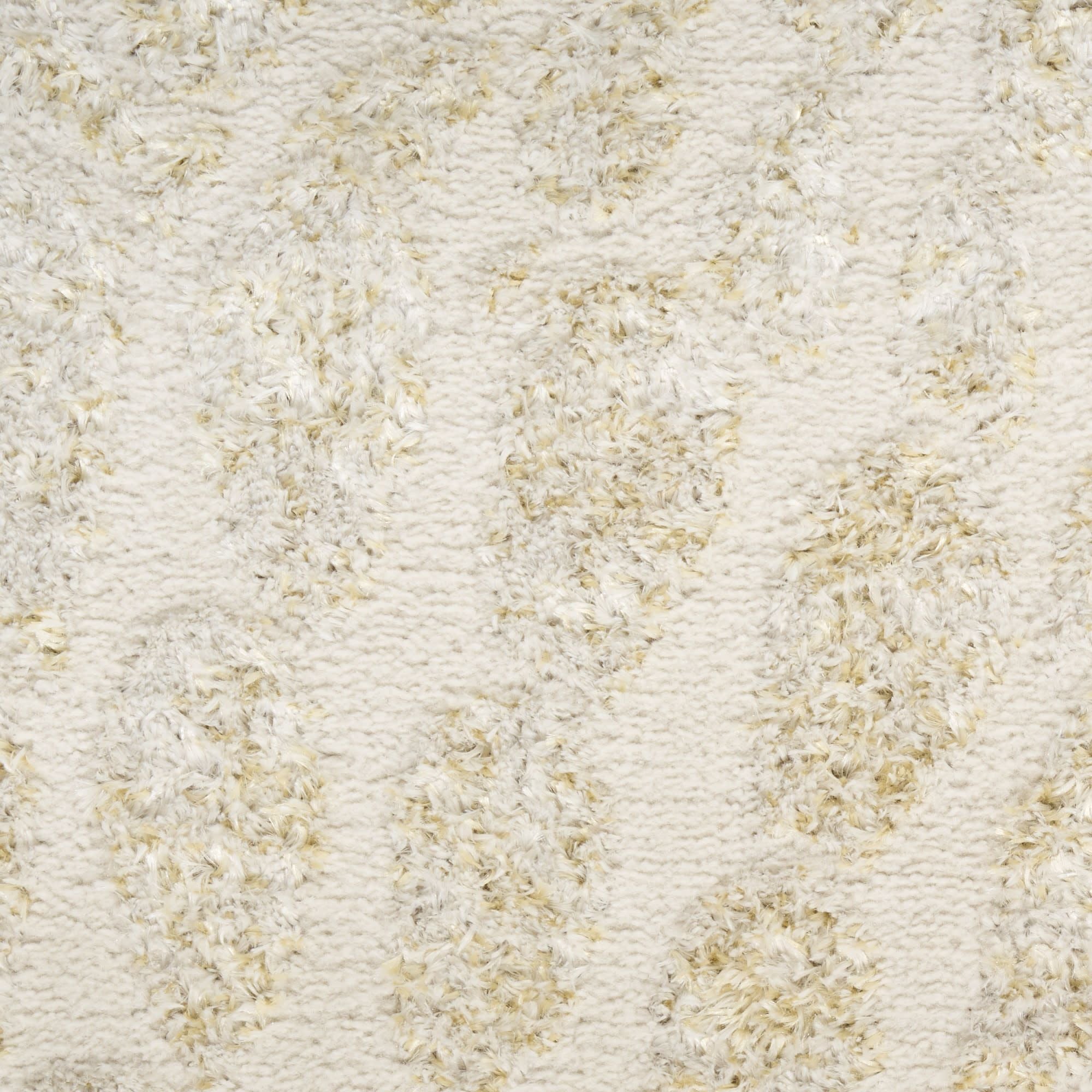Ivory Gold Abstract Indoor Area Rug