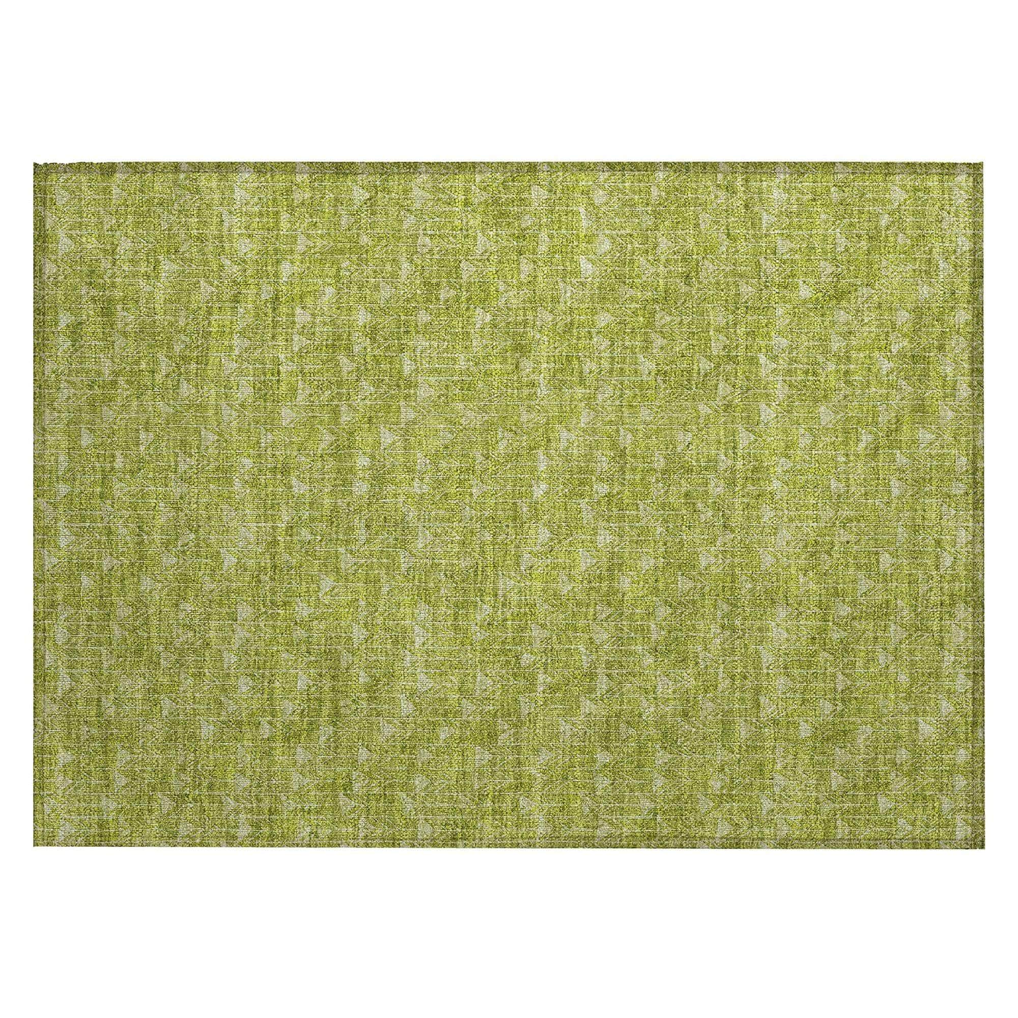 Machine Made ACN514 Aloe Green Rugs