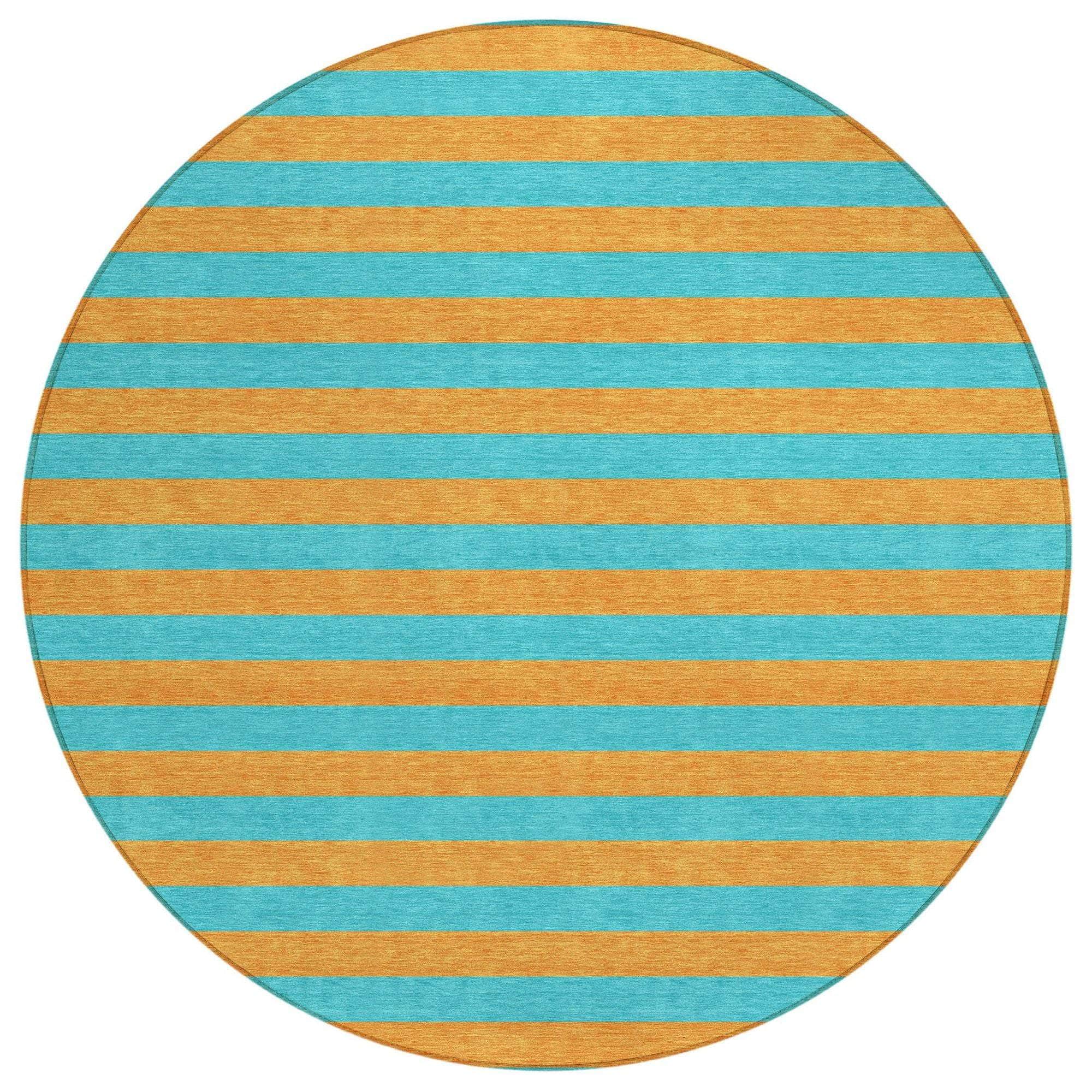 Machine Made ACN530 Aqua Teal Rugs