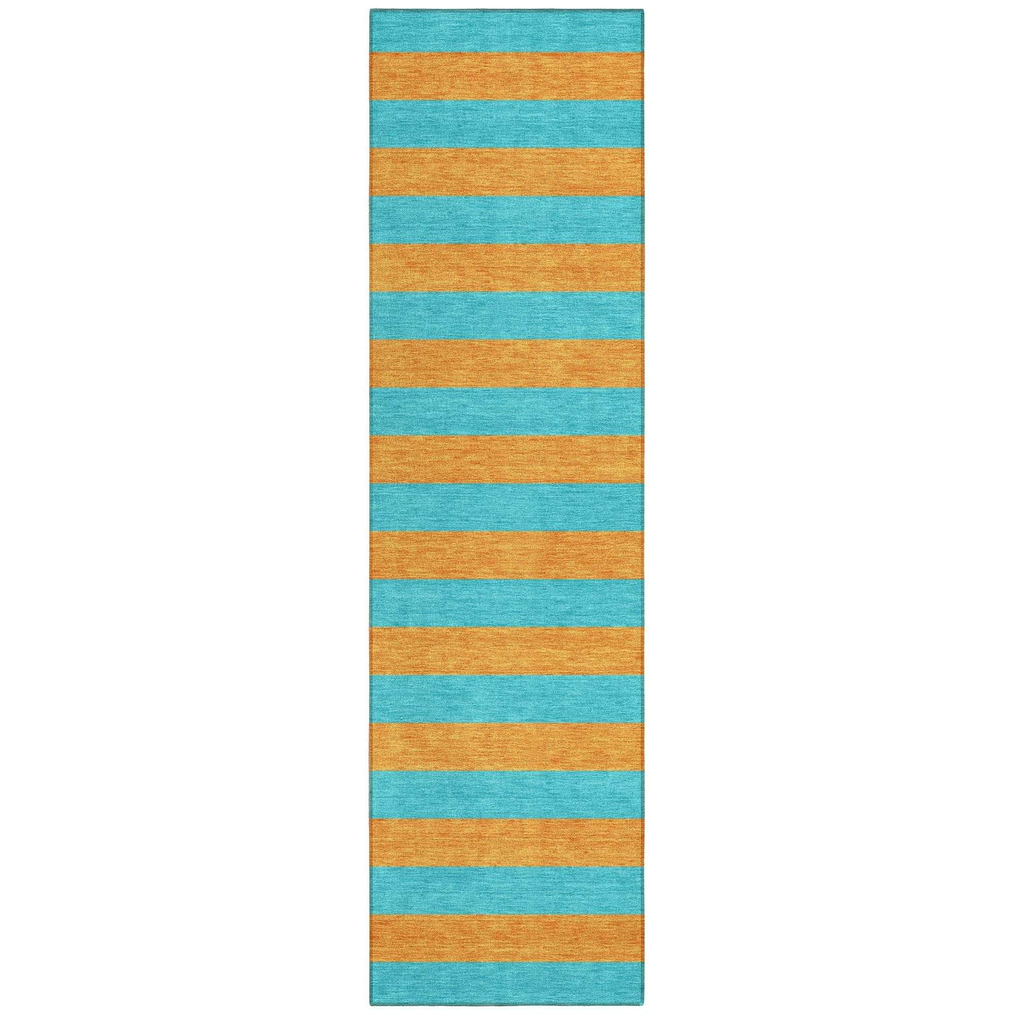 Machine Made ACN530 Aqua Teal Rugs
