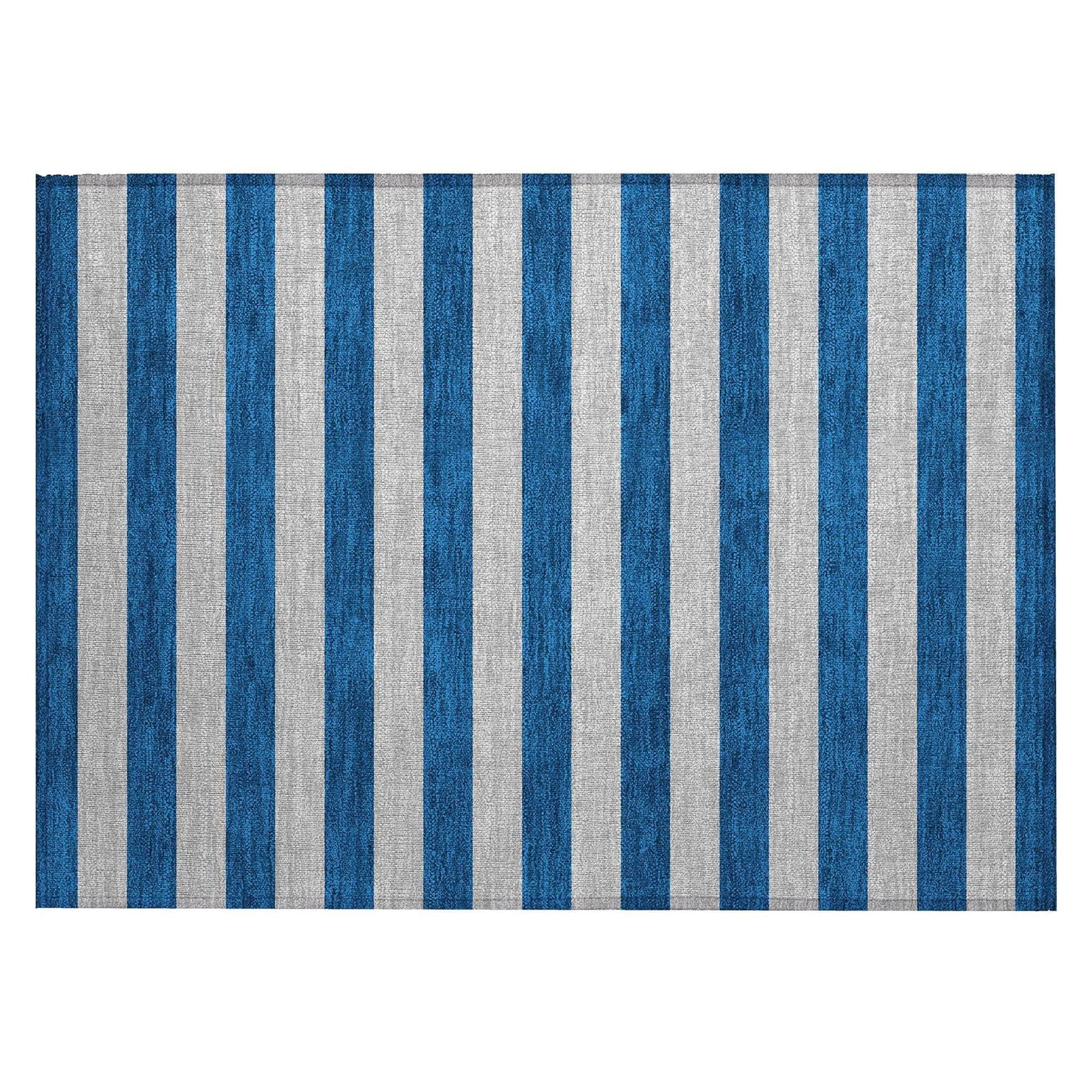 Machine Made ACN530 Blue Rugs