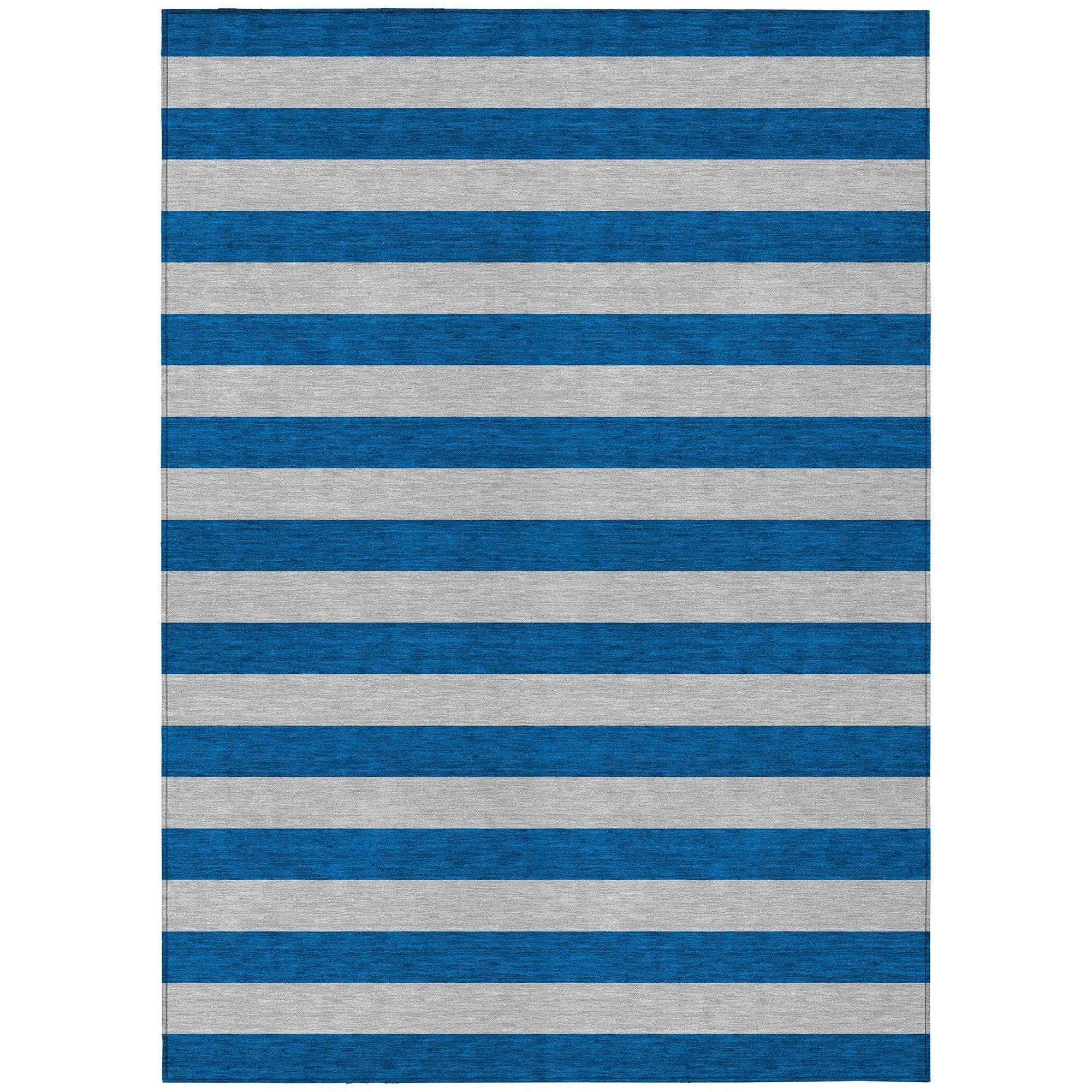 Machine Made ACN530 Blue Rugs