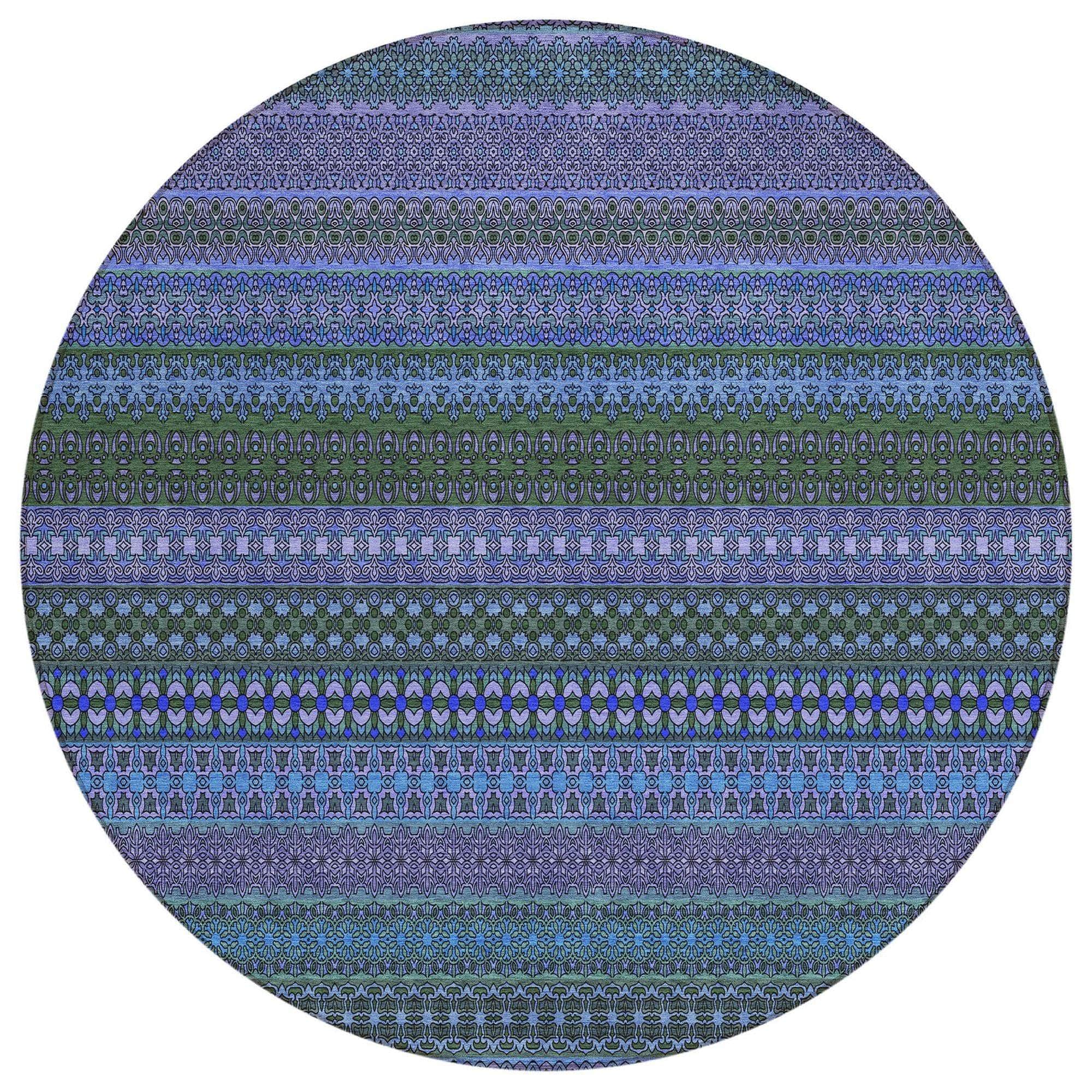 Machine Made ACN527 Blue Rugs #color_blue