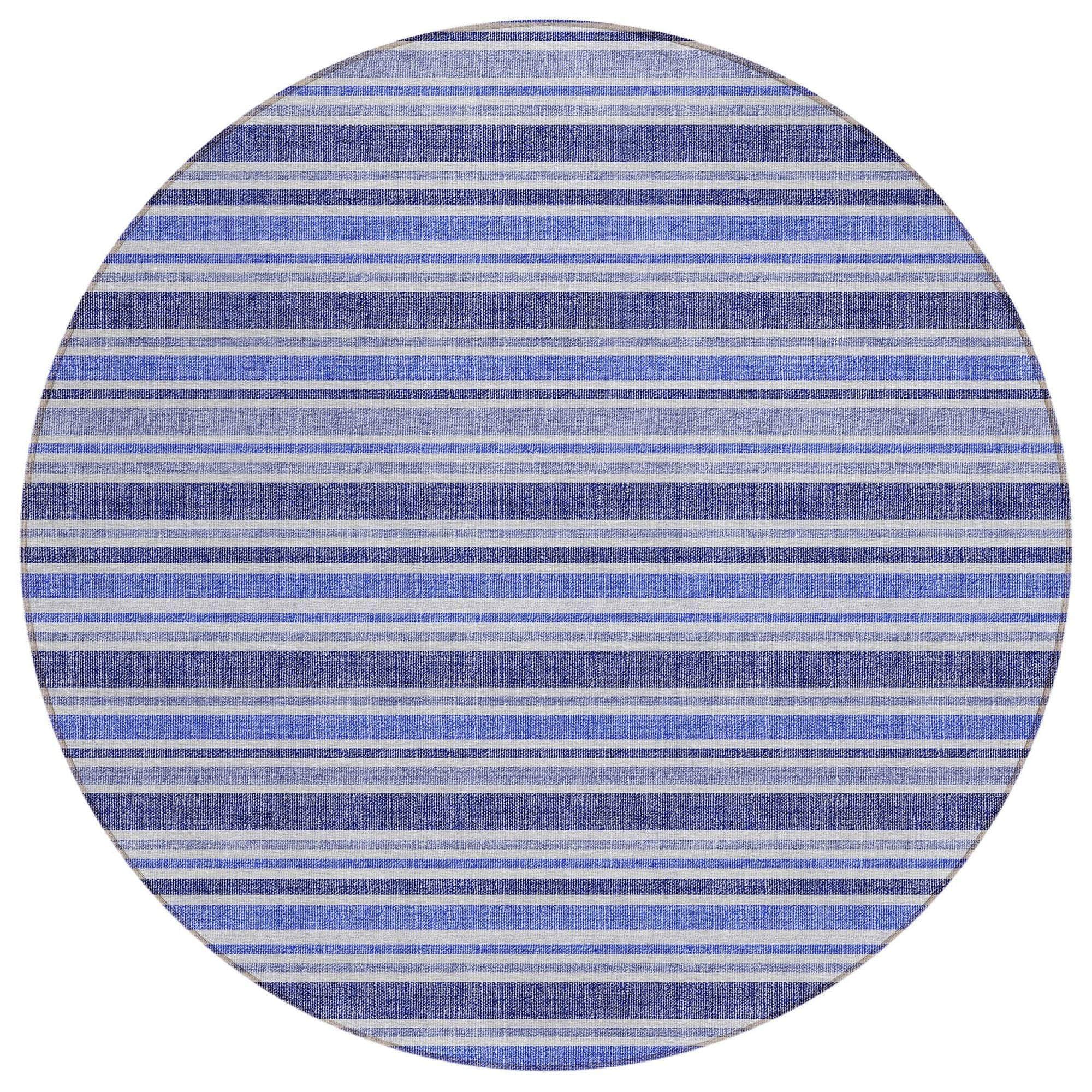 Machine Made ACN531 Blue Rugs