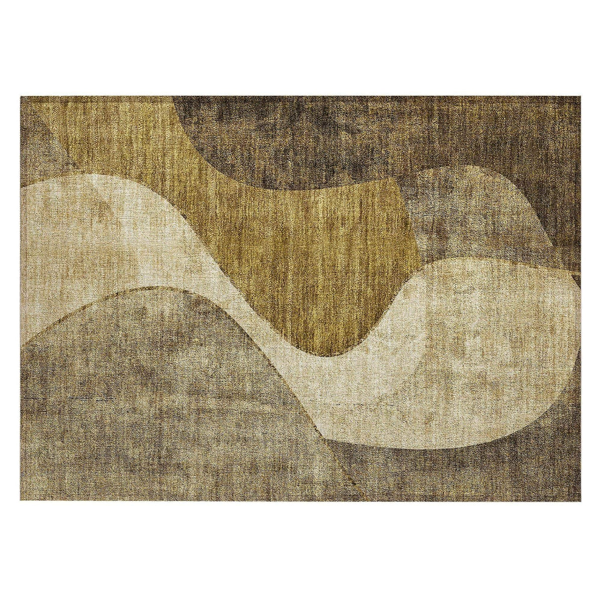 Almond Machine Washable Rug