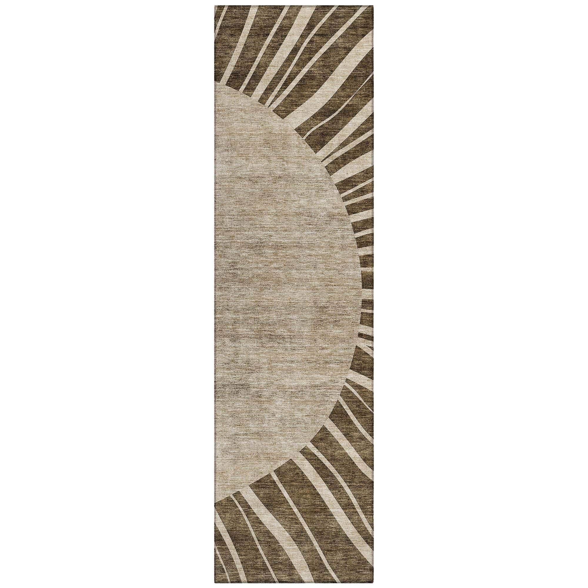 Machine Made ACN668 Brown Rugs