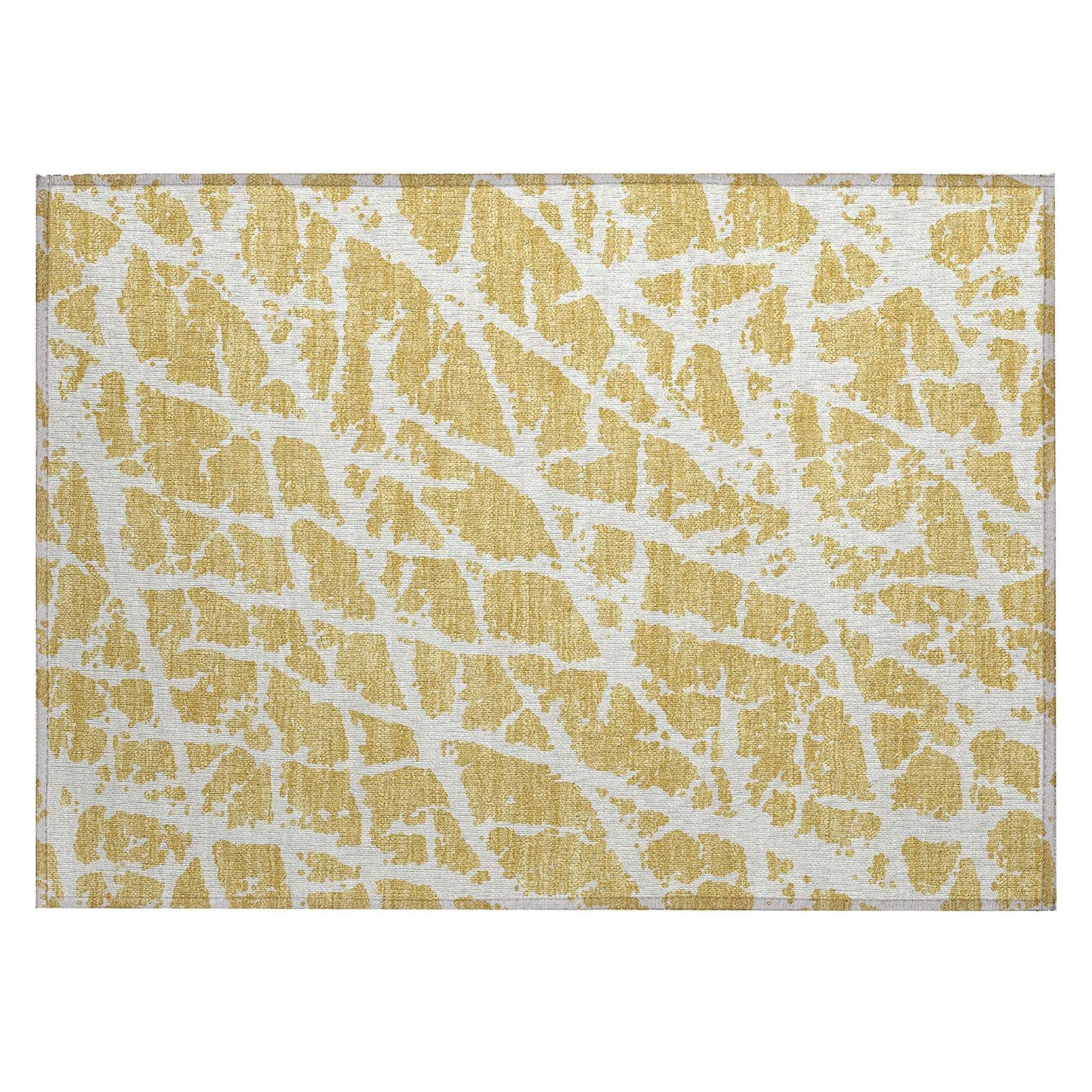 Machine Made ACN501 Gold Rugs