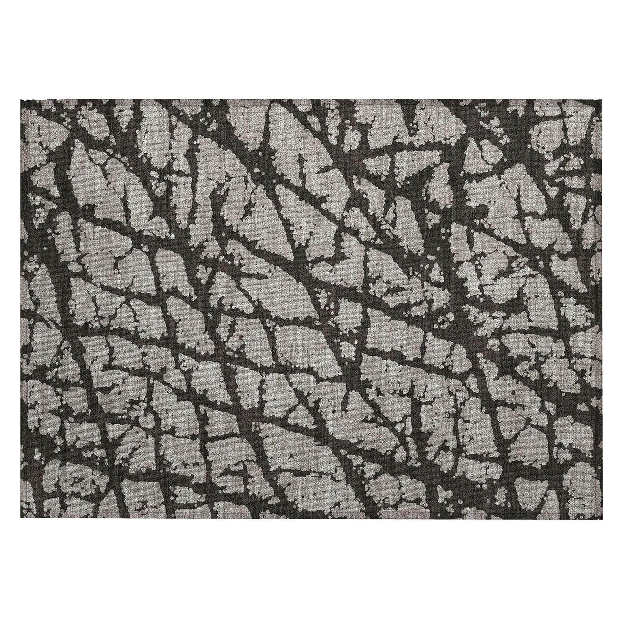 Machine Made ACN501 Gray Rugs