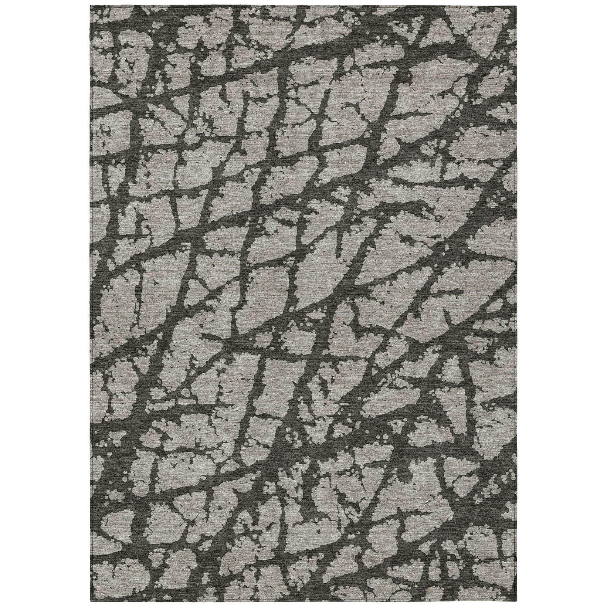 Machine Made ACN501 Gray Rugs