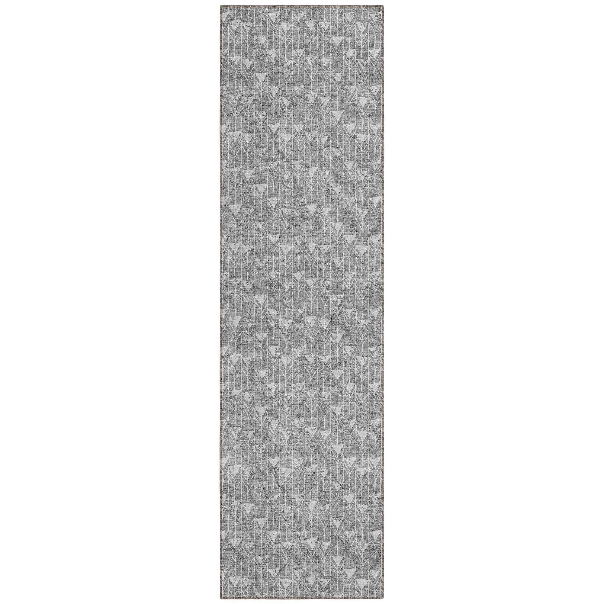Machine Made ACN514 Gray Rugs