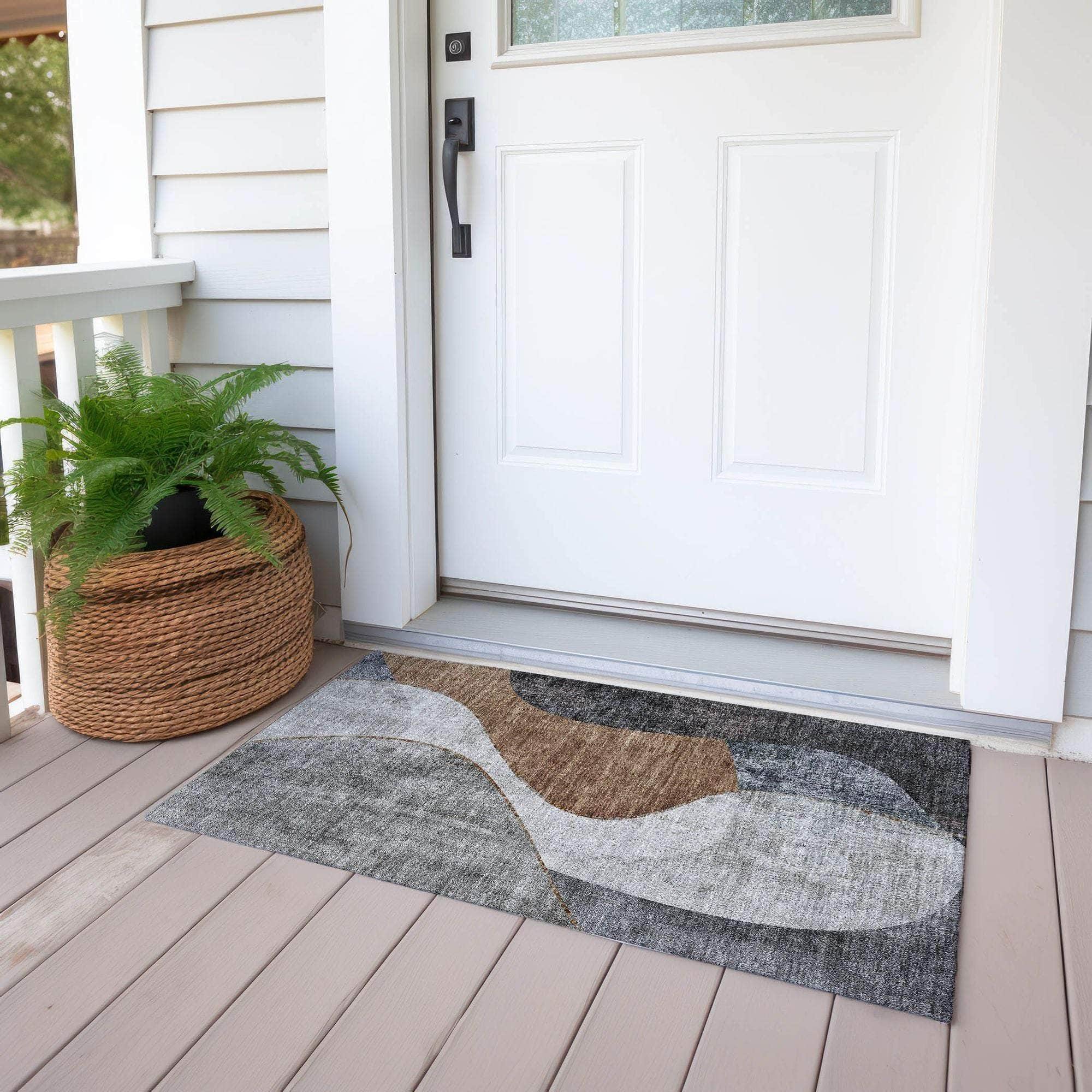 Machine Made ACN633 Gray Rugs #color_gray