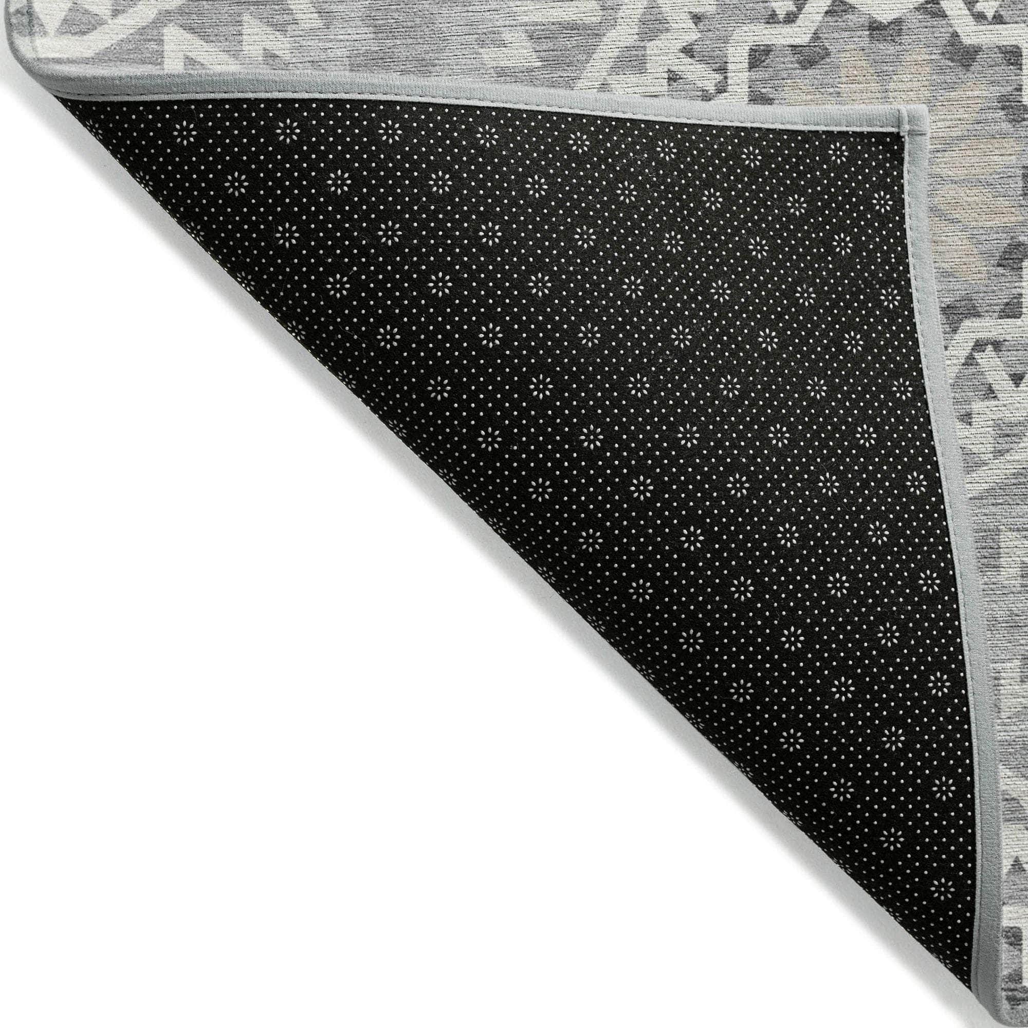 Machine Made ACN619 Gray Rugs